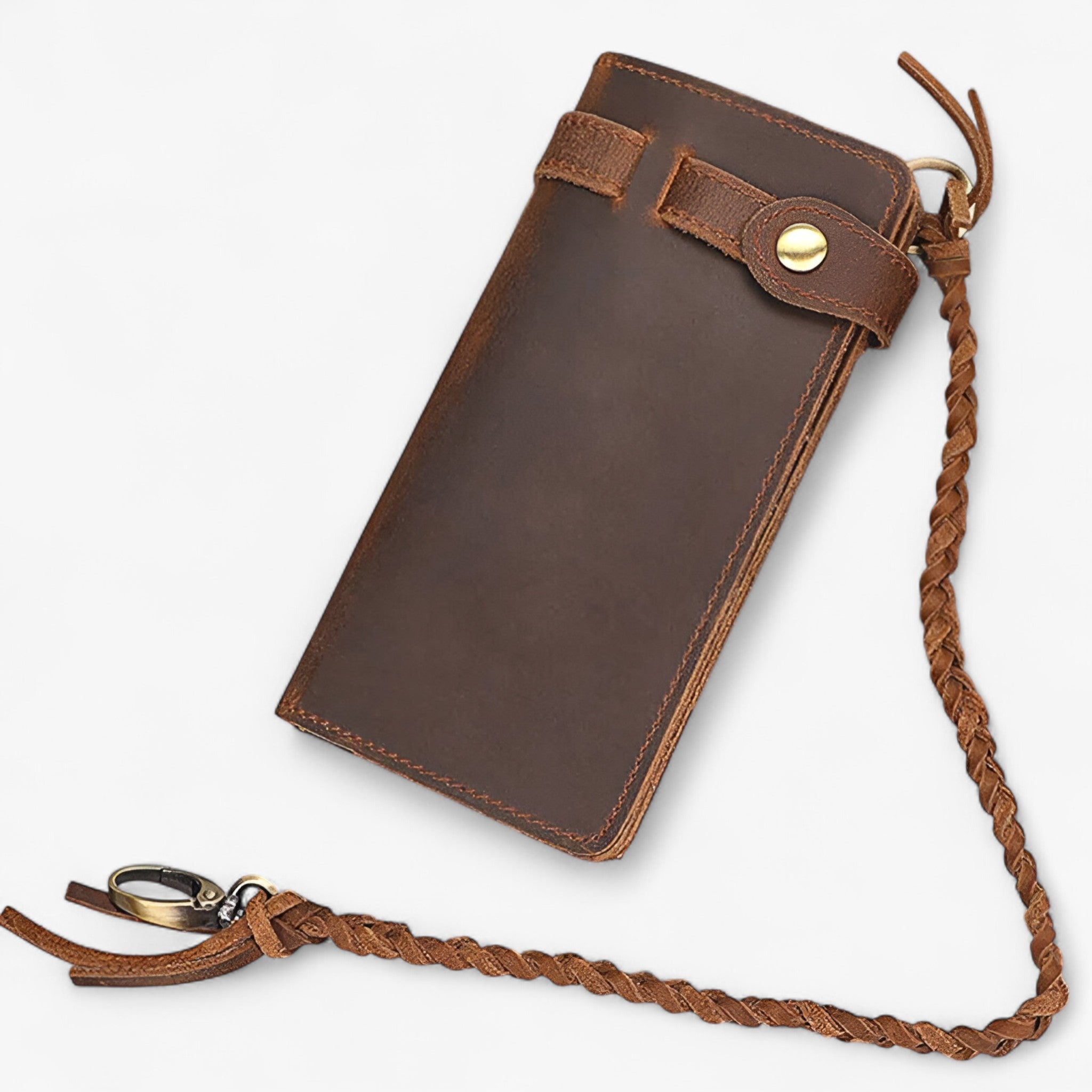 Vintage Læder Herre Wallet - Brun - bags - {{ product_tags }