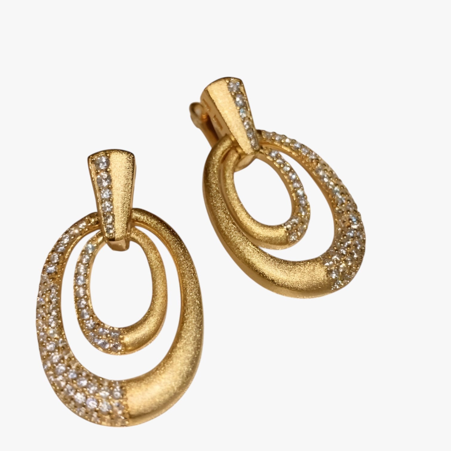 Leah | Øreringe 2025 Enkelhed med Luksus Made in Italy - 1 Hvid - women's fashion - {{ product_tags }