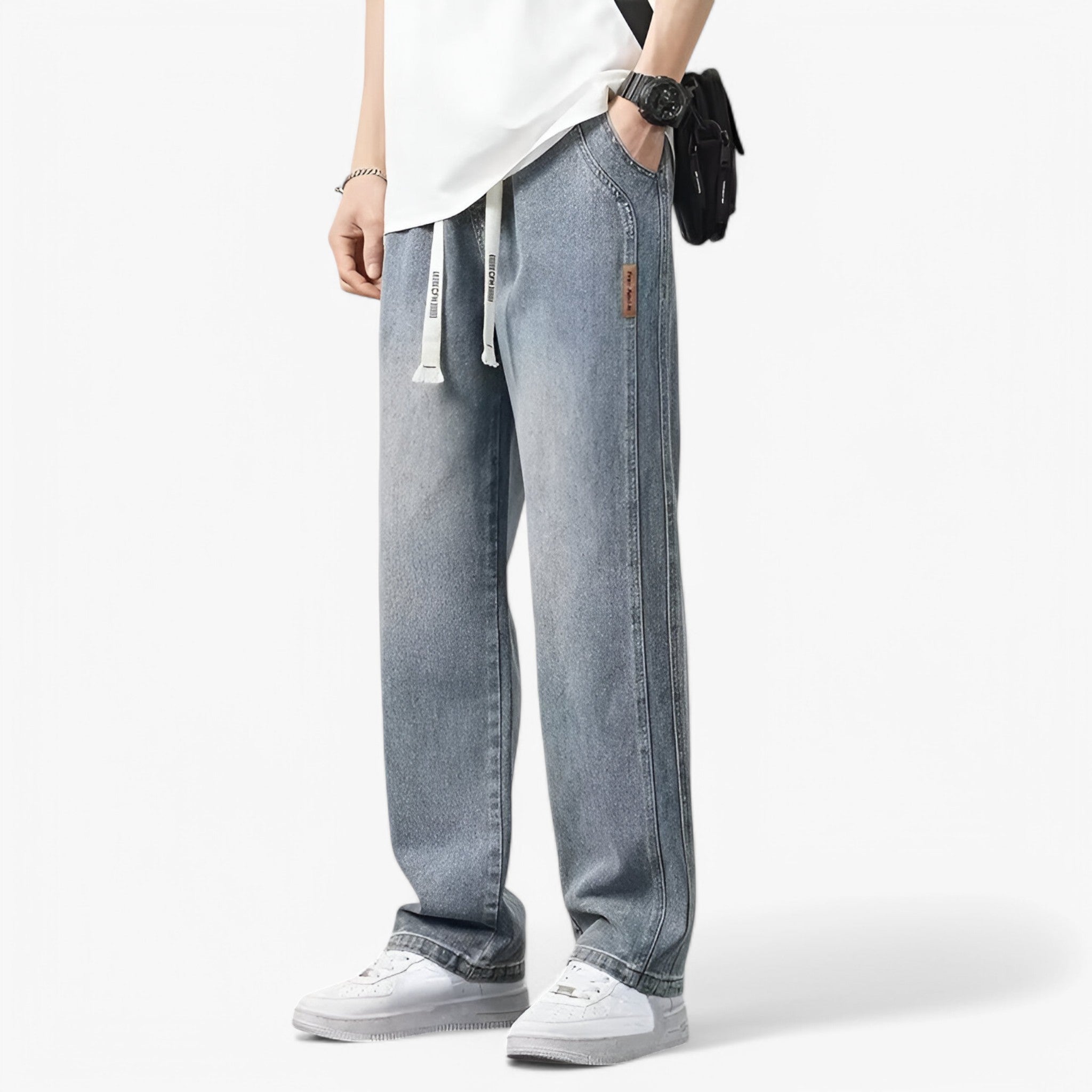 Jace | Denimbukser med brede ben - Trendy og komfortable - - women's fashion - {{ product_tags }