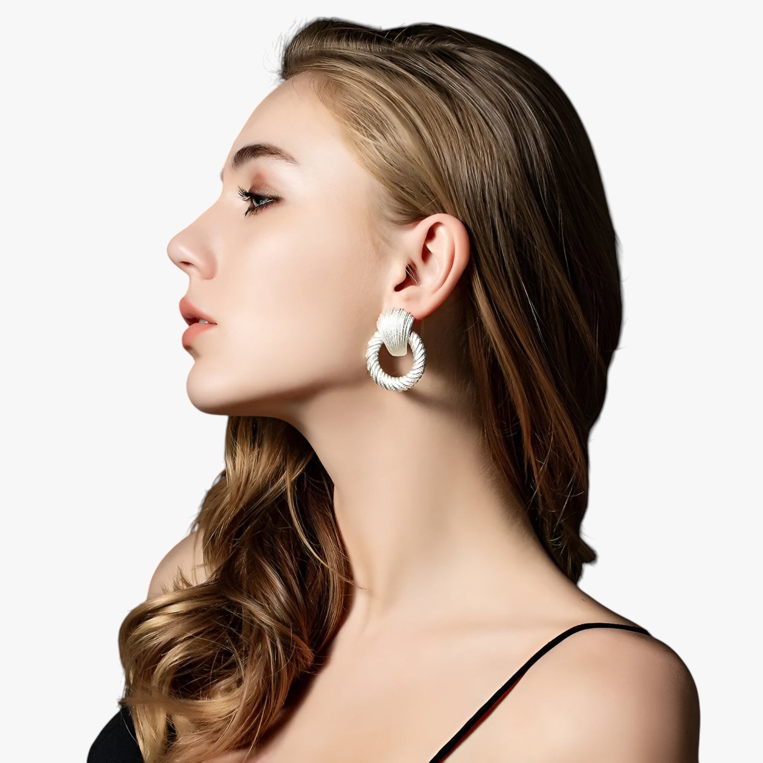 Irene | Eleganza uden piercing – Clip-øreringe med hængende vedhæng - - women's fashion - {{ product_tags }