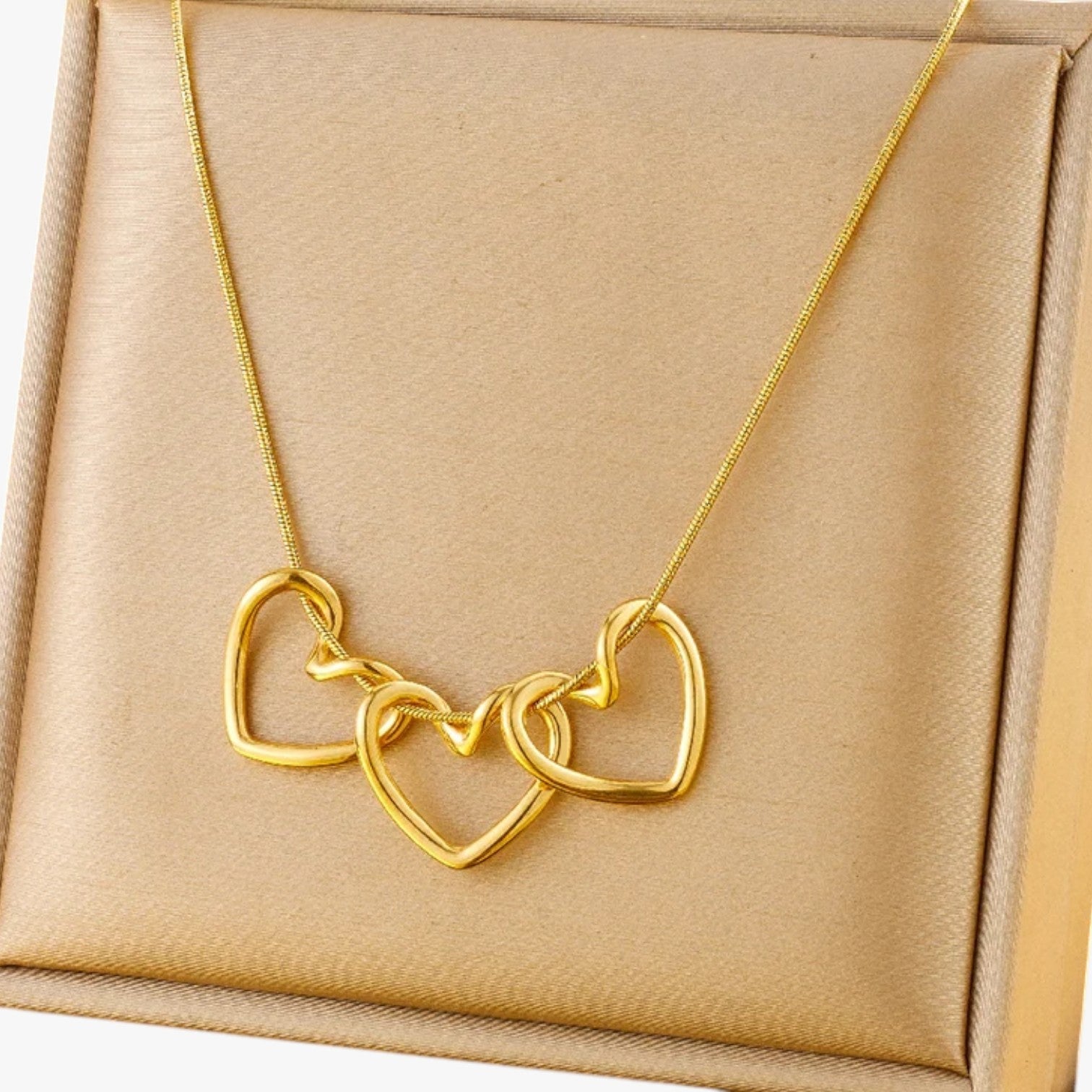Maxine | Minimalistisk guld hjerte halskæde - guld - women's fashion - {{ product_tags }
