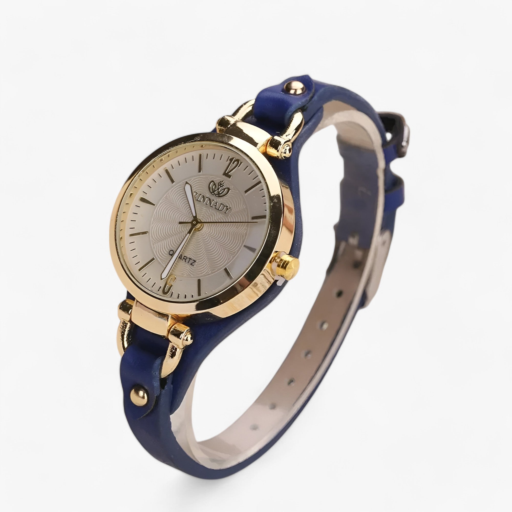 Jiezel | Dameur - Stilfuld slank PU-læderrem - Blå - watches - {{ product_tags }