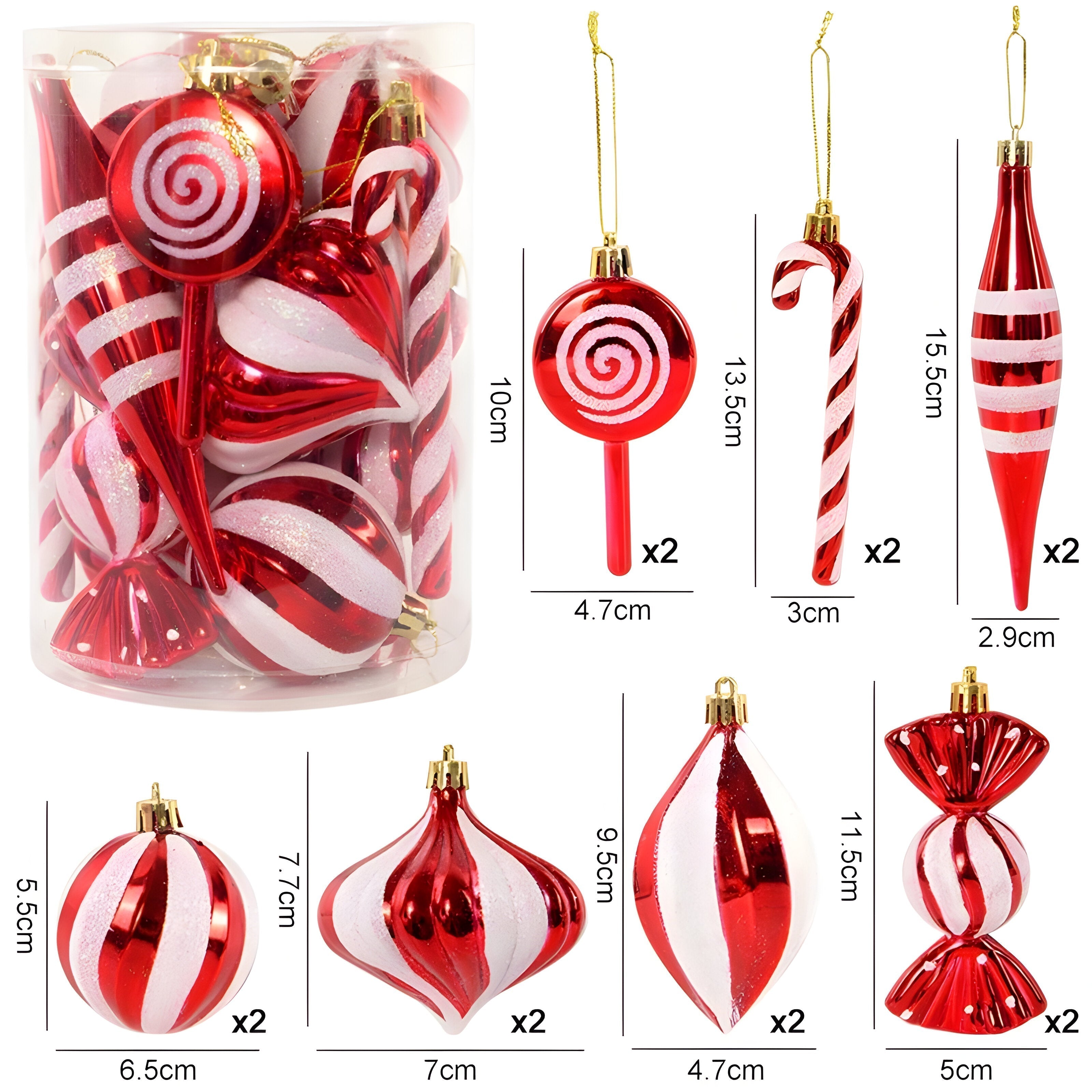Reddy | Røde julekugler – festlige ornamenter og julegaver - - christmas - {{ product_tags }