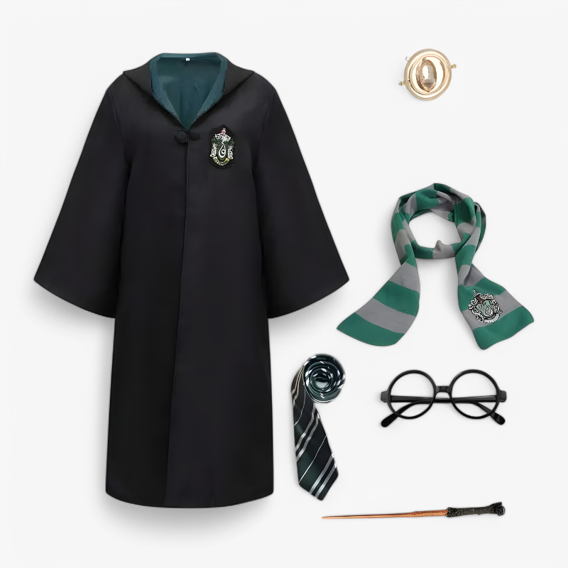 Harry Potter Kostume - Komplet med tilbehor