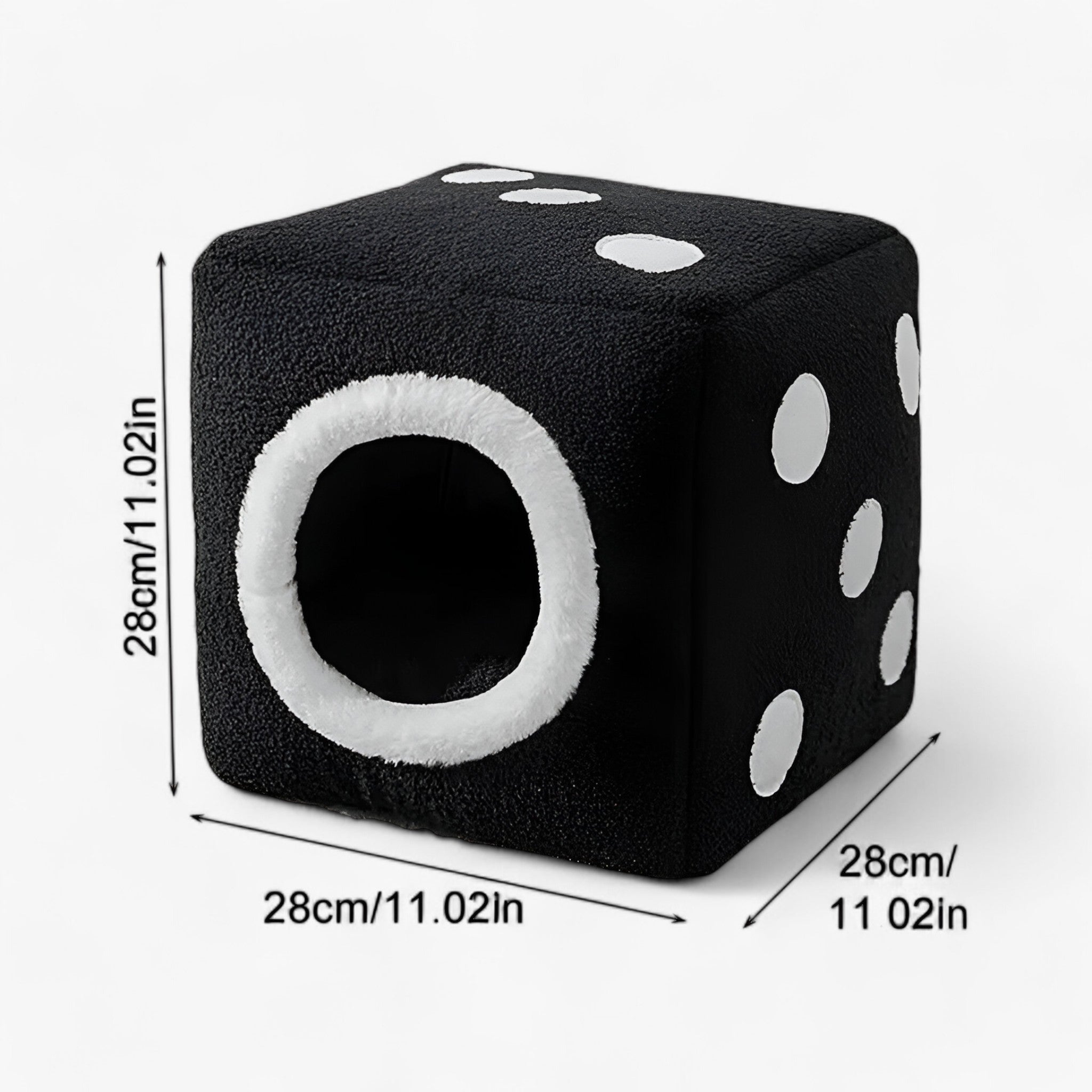 Nova | Dobbeltsidet Kattehus – Varme, Blødt og Sammenfoldeligt Rede - Sort - house & garden - {{ product_tags }