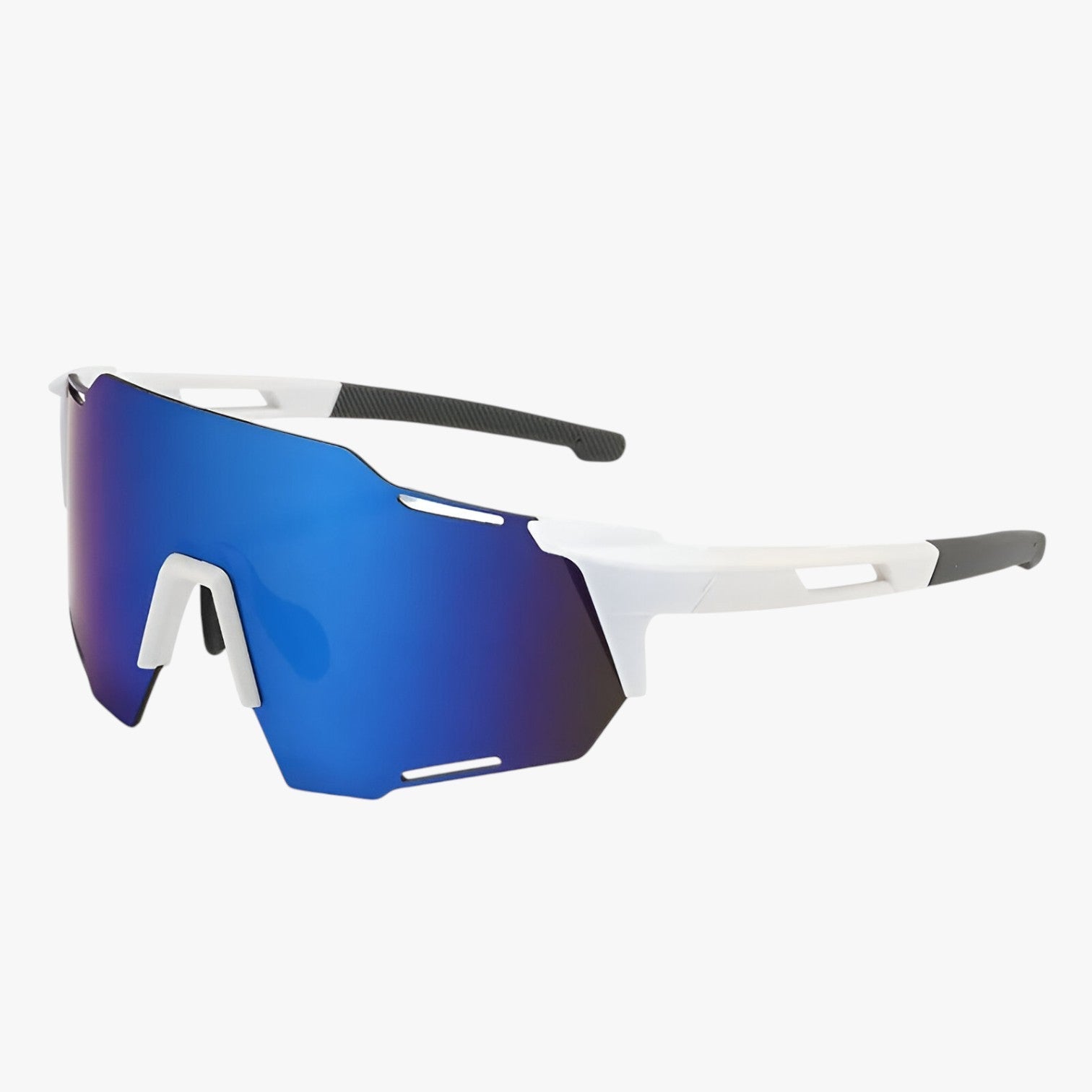 Leroy | Cykelbrille – Vindafvisende beskyttelse og krystalklart syn - Hvid Blå - other - {{ product_tags }