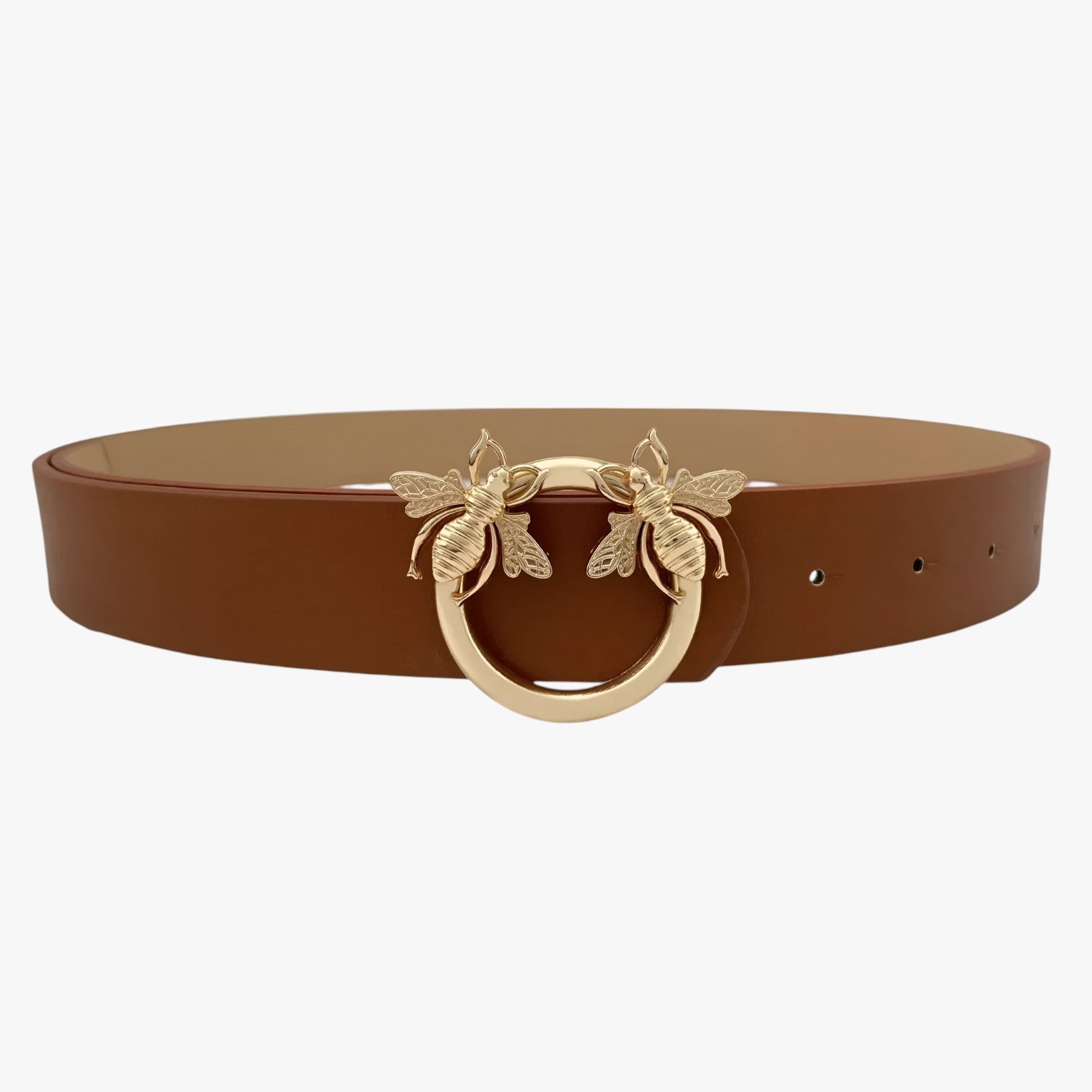 Sabrina | Elegant bæltese af læder med designer-spænde - Brun 105CM Kina - women's fashion - {{ product_tags }