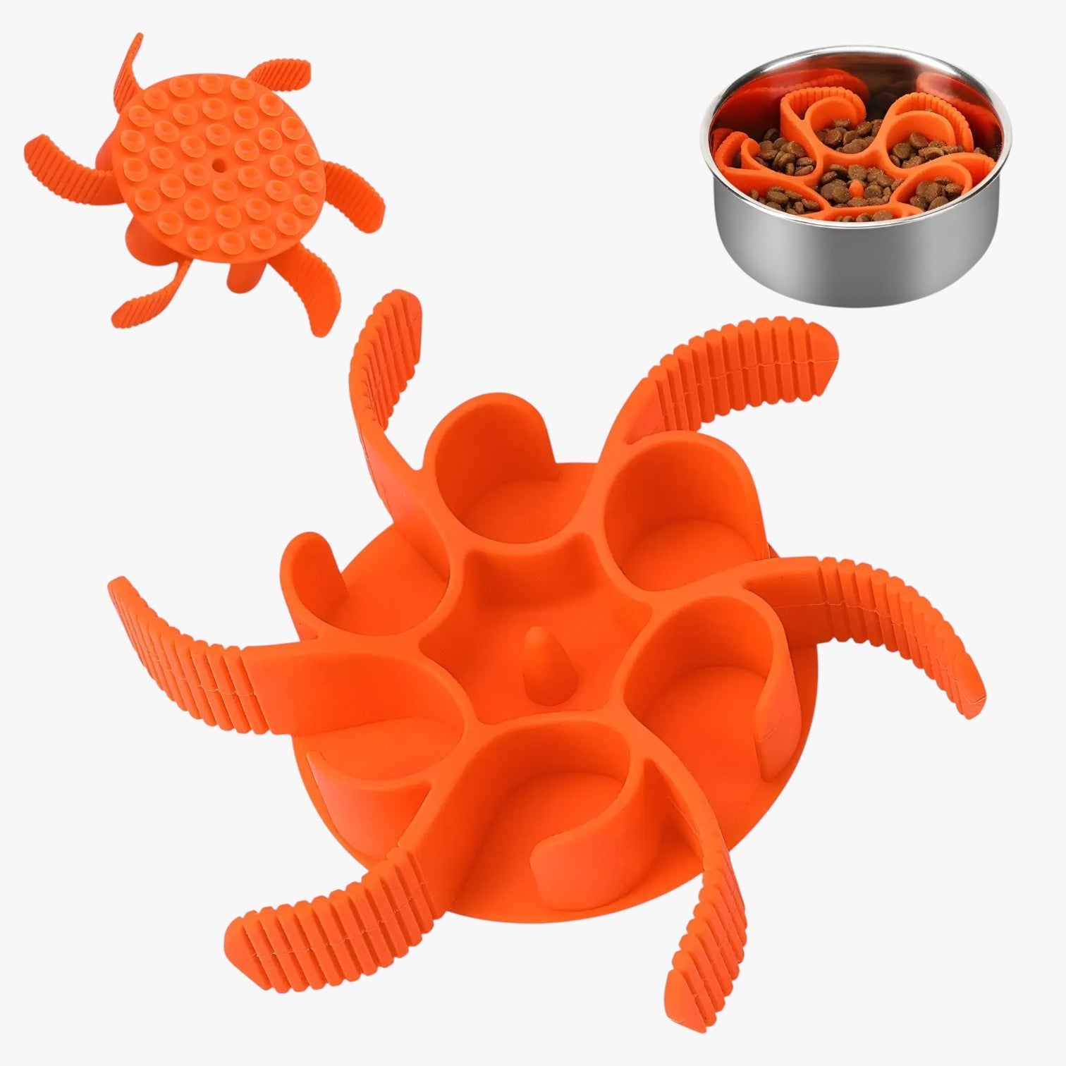 Alfie | Silikone Slow Feeder løfter enhver hund - Orange - baby - {{ product_tags }