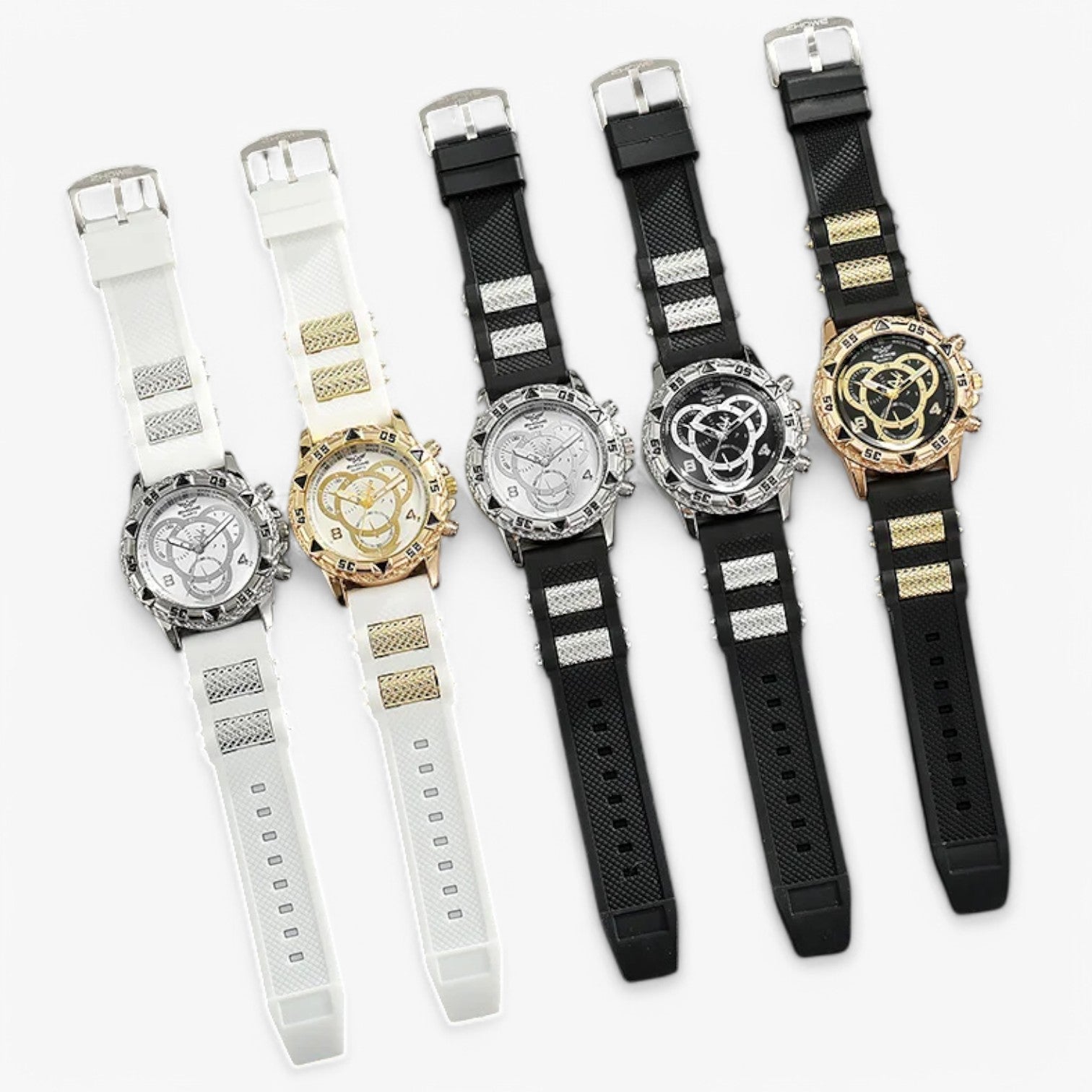Renato | Stilfuld Sportur med Komfortabel Silikone Rem - - watches - {{ product_tags }