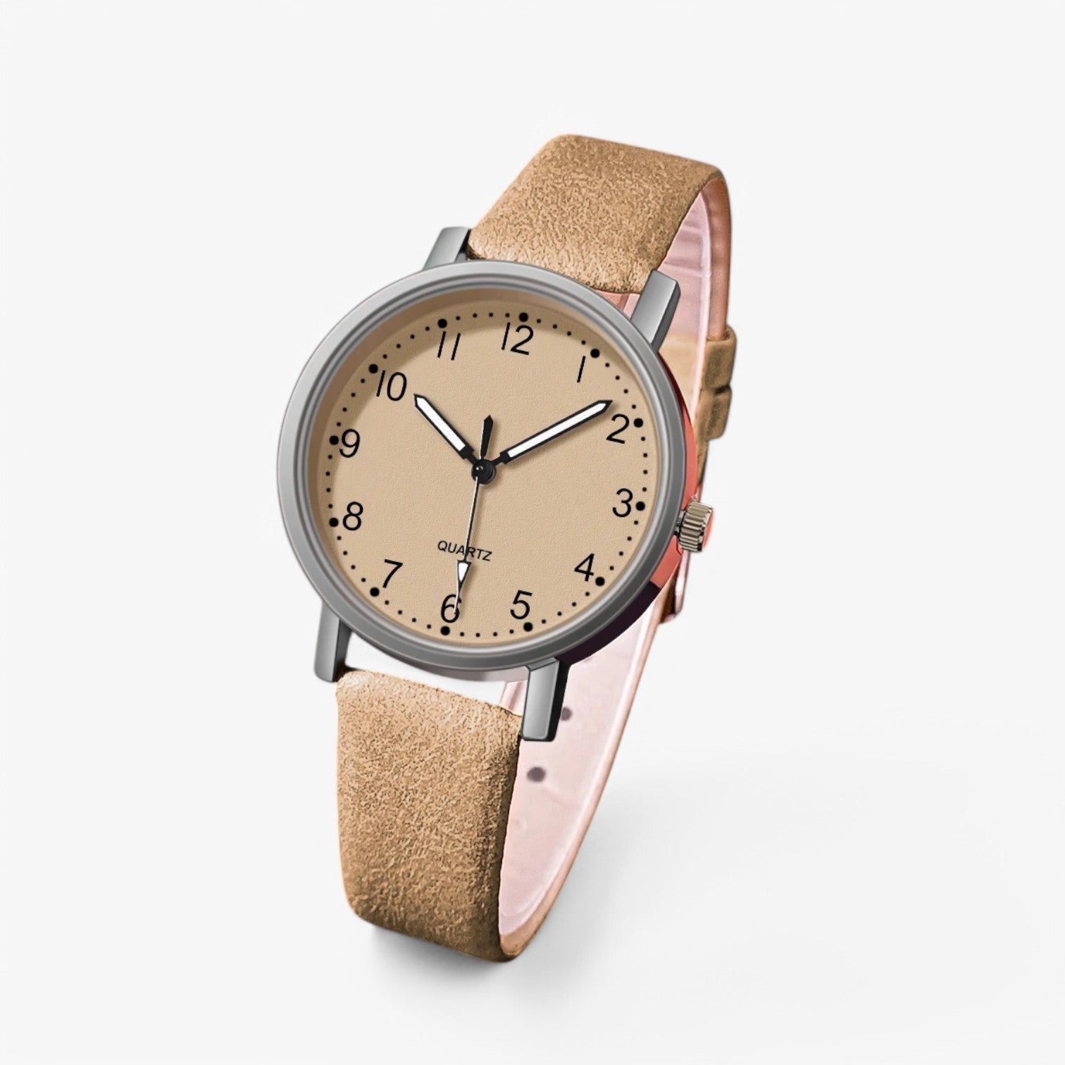Aylani | Vintage dameur – Stilfuld og komfortabel - Beige - watches - {{ product_tags }