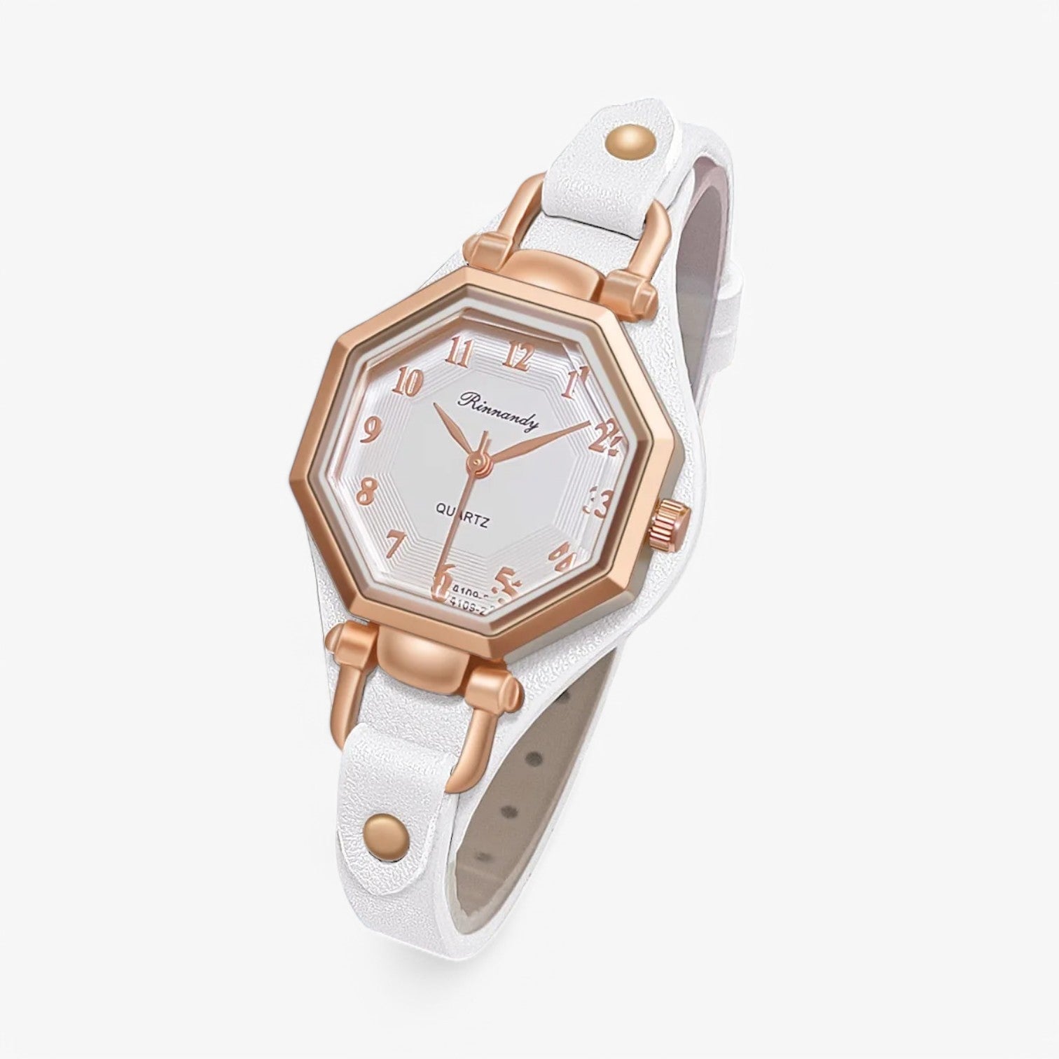 Asha | Elegant Kvarts Ur - Tidløs Stil til Enhver Anledning - Hvid - watches - {{ product_tags }
