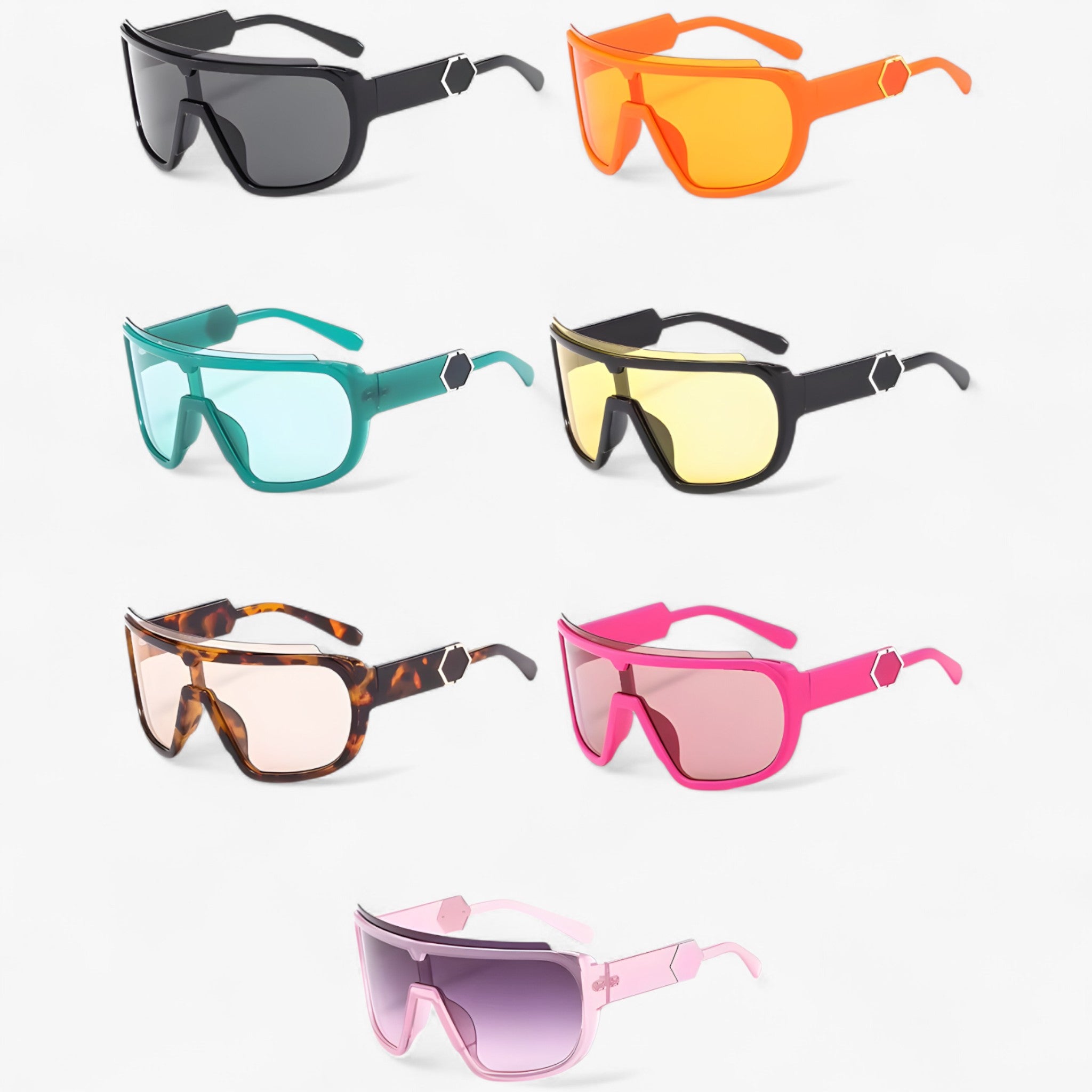 Noah | Overdimensionerede wraparound monoblok solbriller - - watches - {{ product_tags }