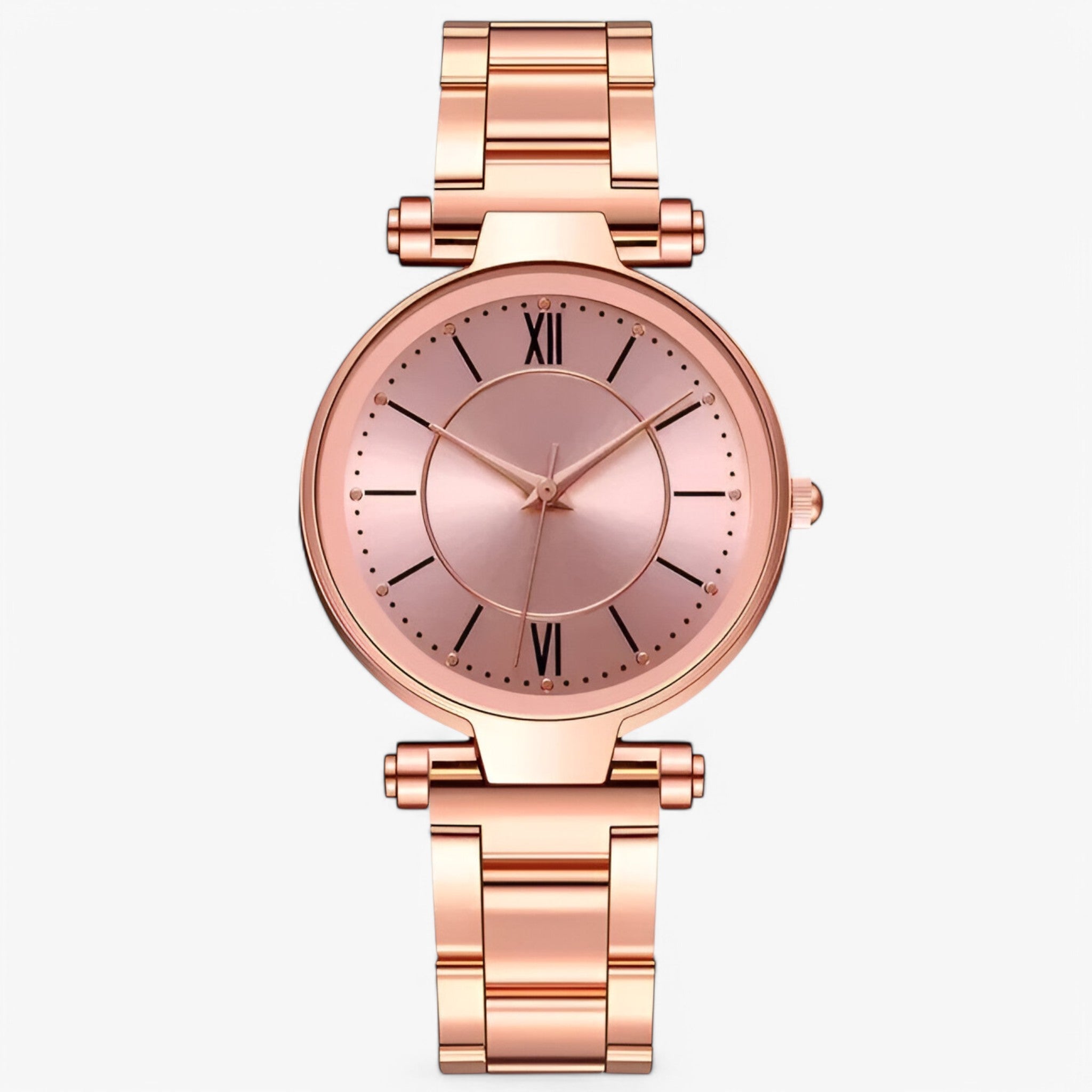 Claudia | Klassisk rosa stålur - lyserød - watches - {{ product_tags }