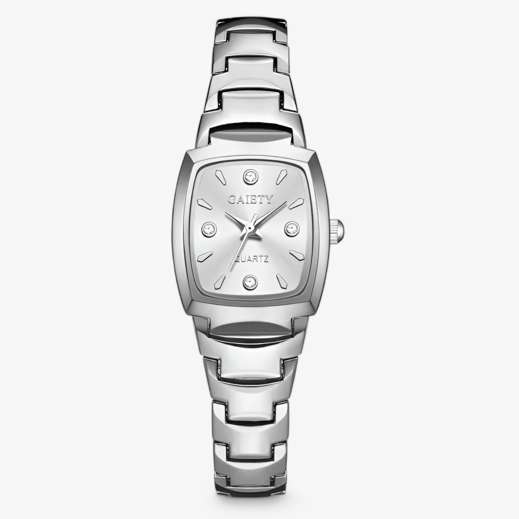 Irene | Casual dame quartz ur med rustfri stålrem - sølv hvid - watches - {{ product_tags }