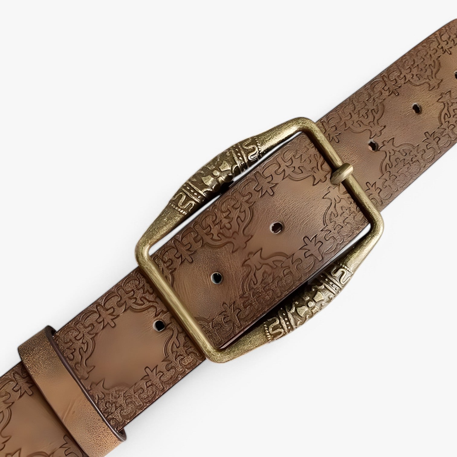 Myka | Blomsterlæderbælte – Tidsløs stil og rustik charme - - women's fashion - {{ product_tags }
