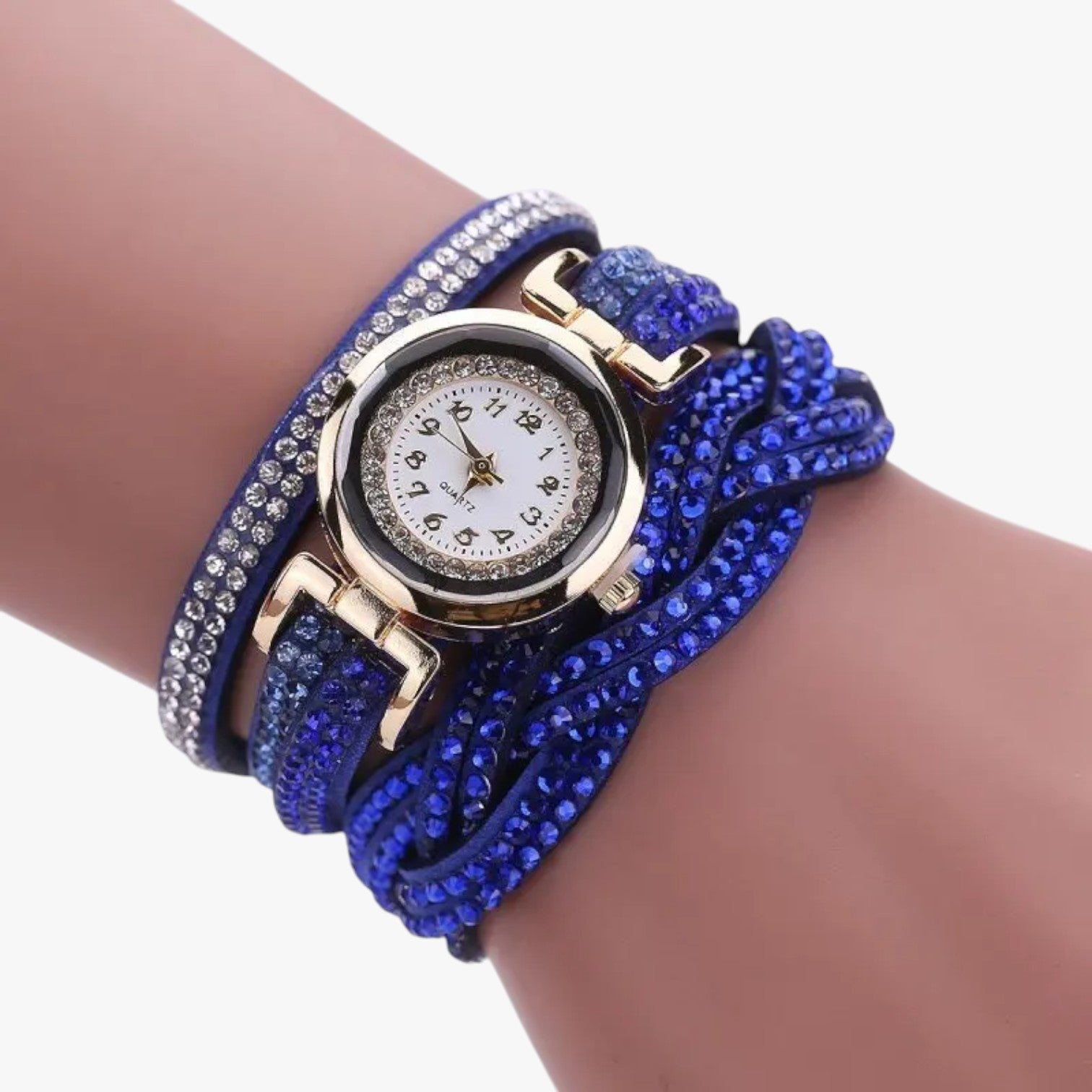 Heidi | Damenuhr med lang læderrem: elegance og glans i ét - - watches - {{ product_tags }