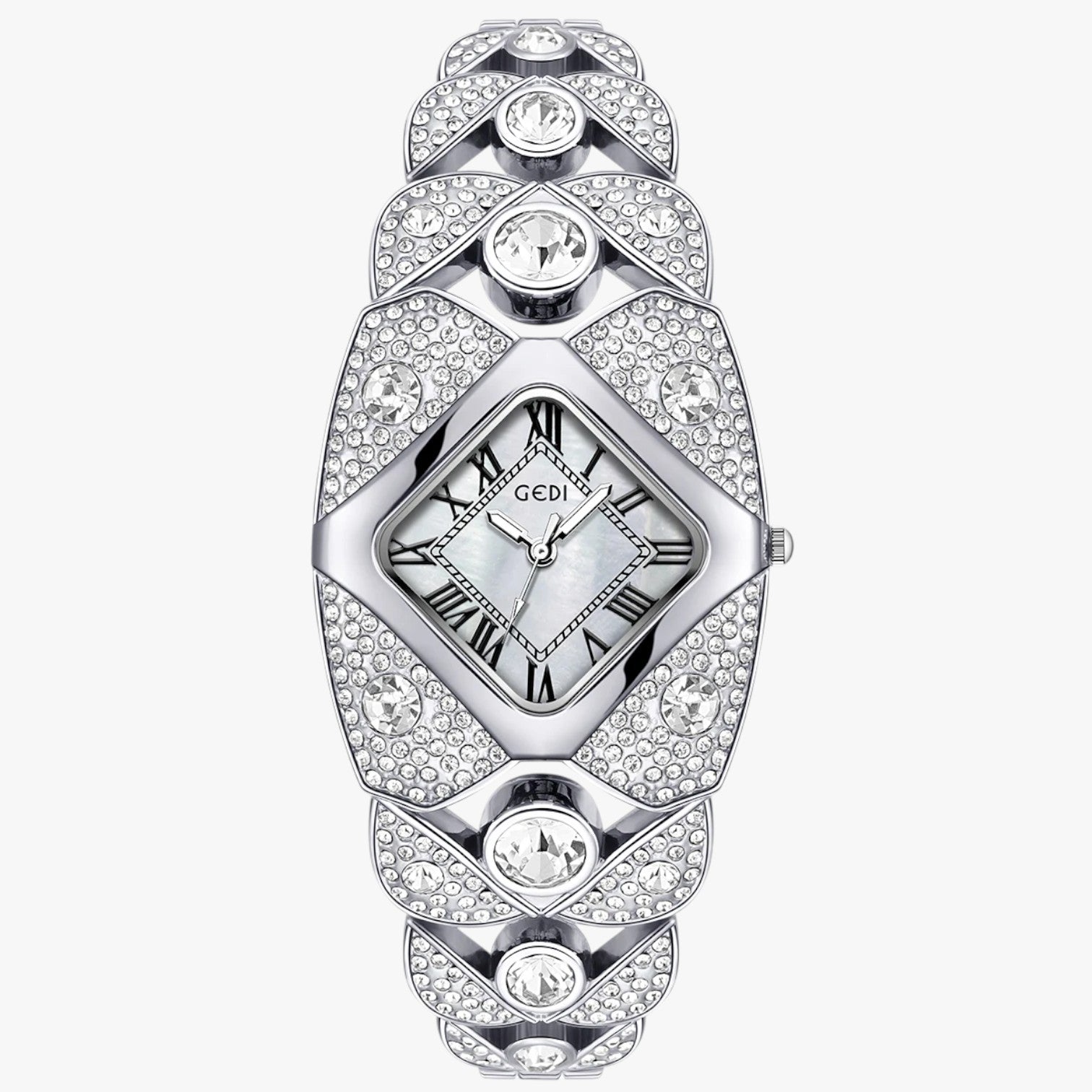 Callie | Dameure 2025 Elegance med Lys, Diamanter og Vandafvisende Design - Sølv - Callie | Dameure 2025 Elegance med Lys, Diamanter og Vandafvisende Design - €25 - {{ product_tags }