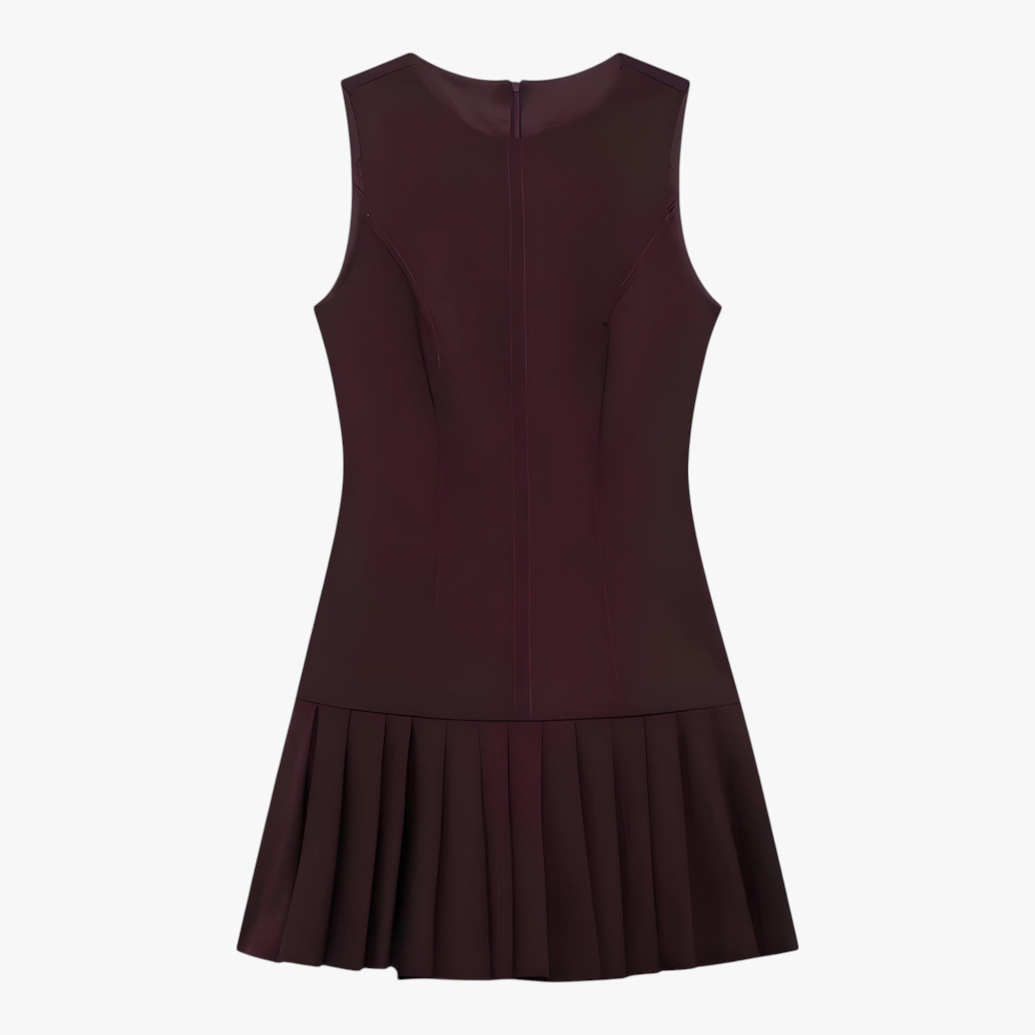 Lena | Mini kjole - Klassisk og feminin - Bordeaux - women's fashion - {{ product_tags }