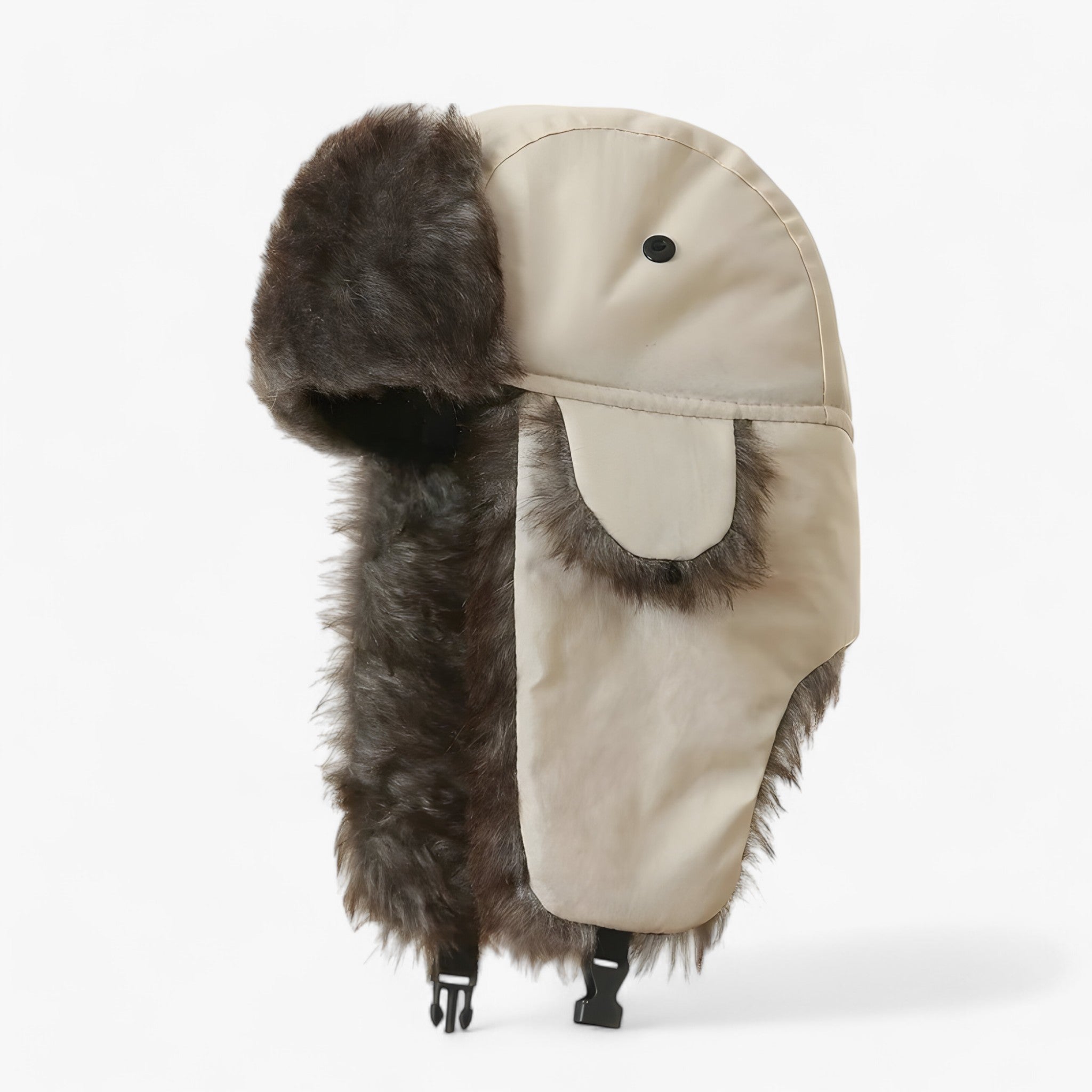 Luces | Varm Russisk Vinterhat - Beskytter Mod Kulde & Vind - Beige Én størrelse - Luces | Varm Russisk Vinterhat - Beskytter Mod Kulde & Vind - €25 - {{ product_tags }