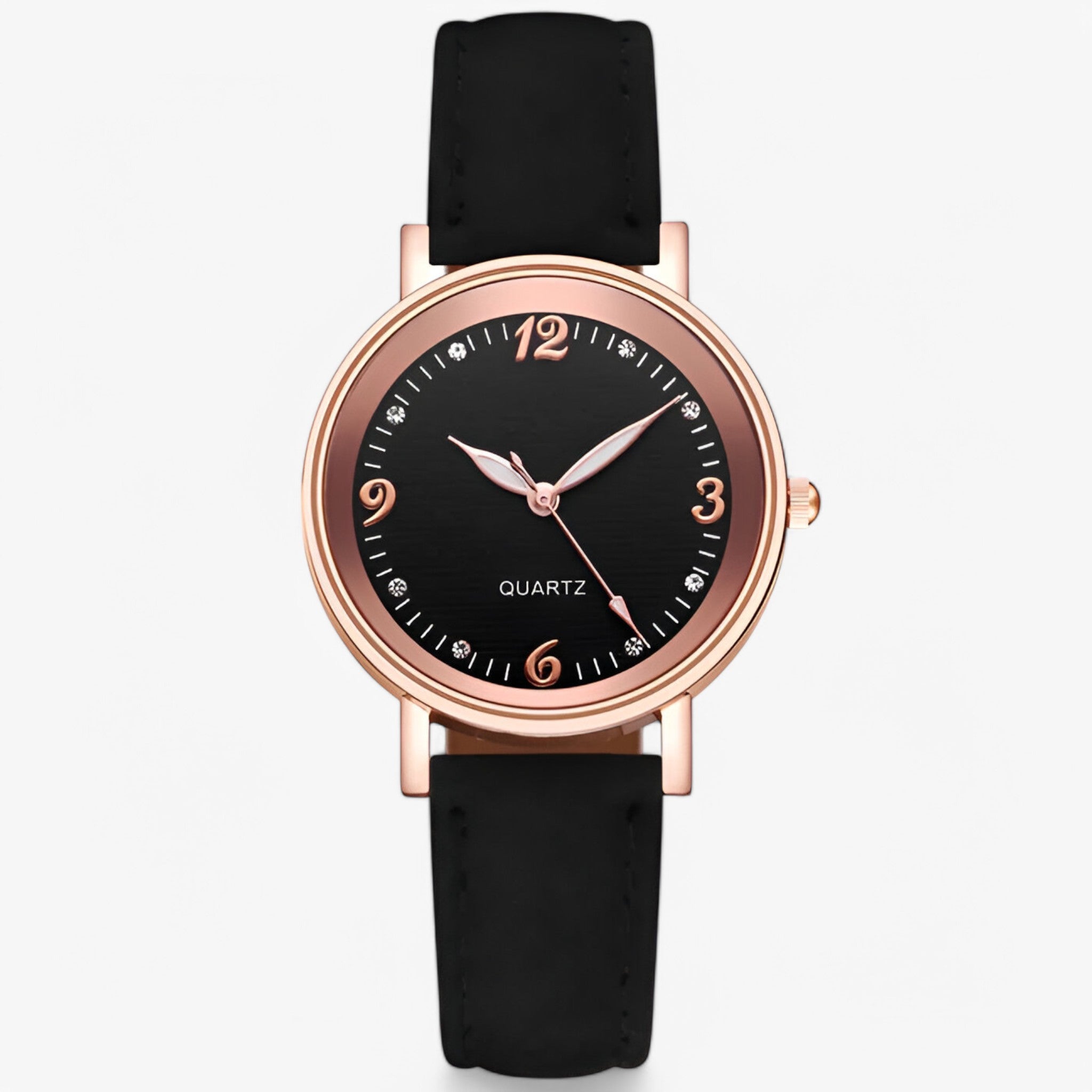 Danna | Rustfrit stål quartz ur - Sort - watches - {{ product_tags }