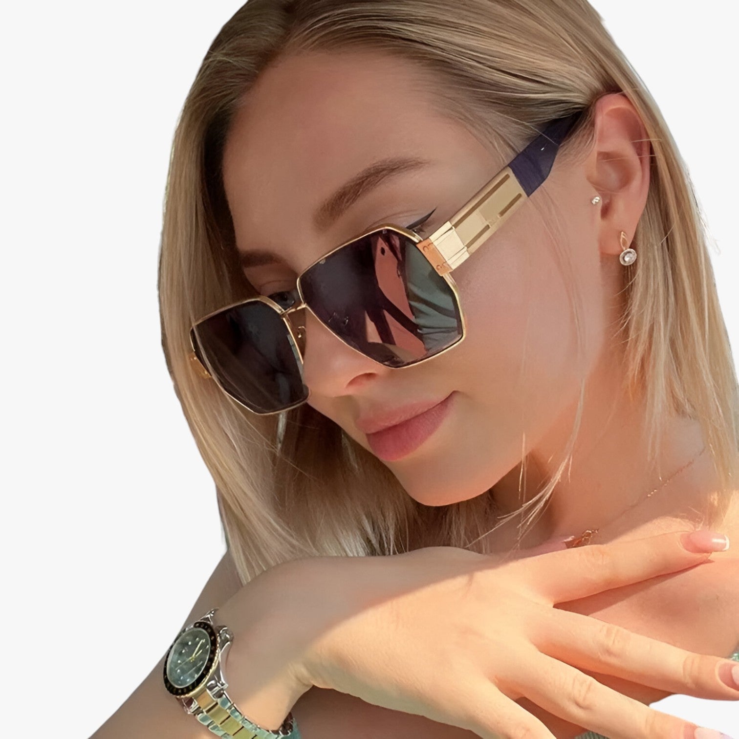 Zayla | Retro solbrille – Trendy look & UV400 beskyttelse - - women's fashion - {{ product_tags }