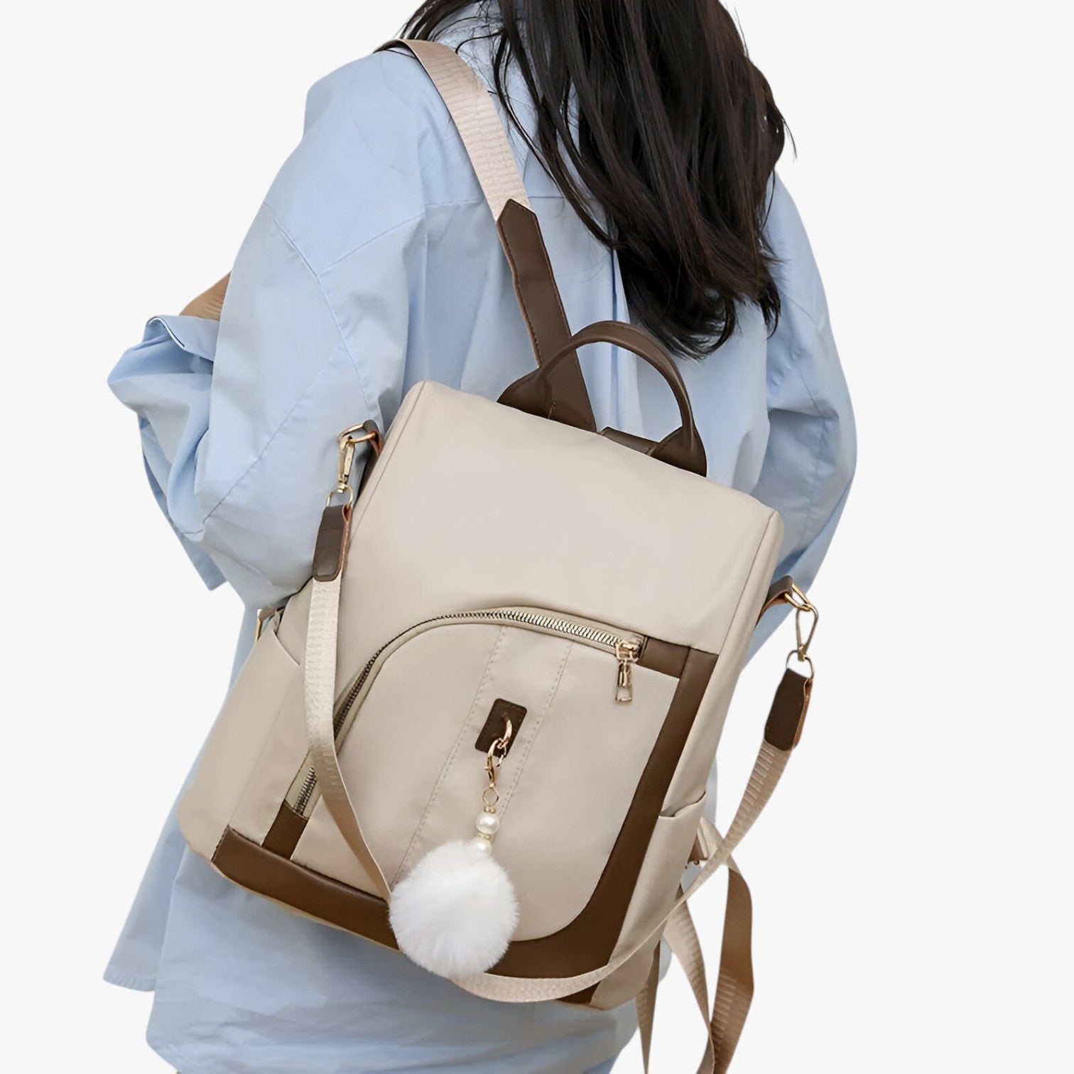 Vivian | Letvægts nylon rygsæk med stor kapacitet - - bags - {{ product_tags }