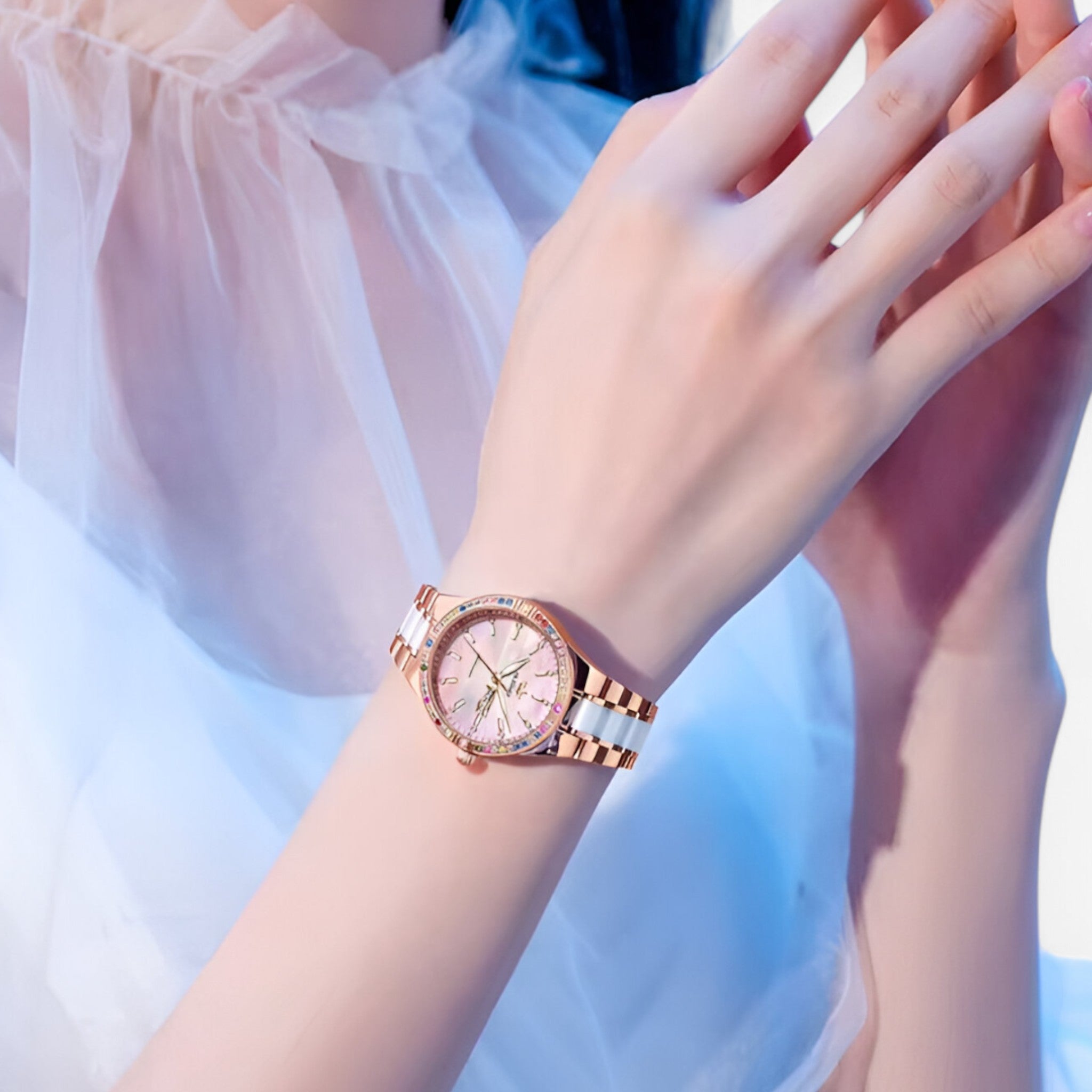 Amara | Luksus automatisk dameur med mekanisk urværk - - watches - {{ product_tags }