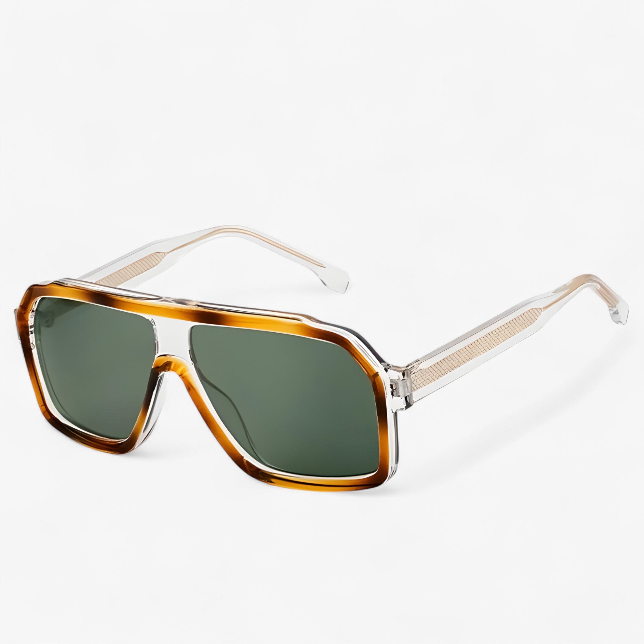 Viggo | Overdimensionerede Vindtætte Punk Solbriller - Grøn - men's fashion - {{ product_tags }