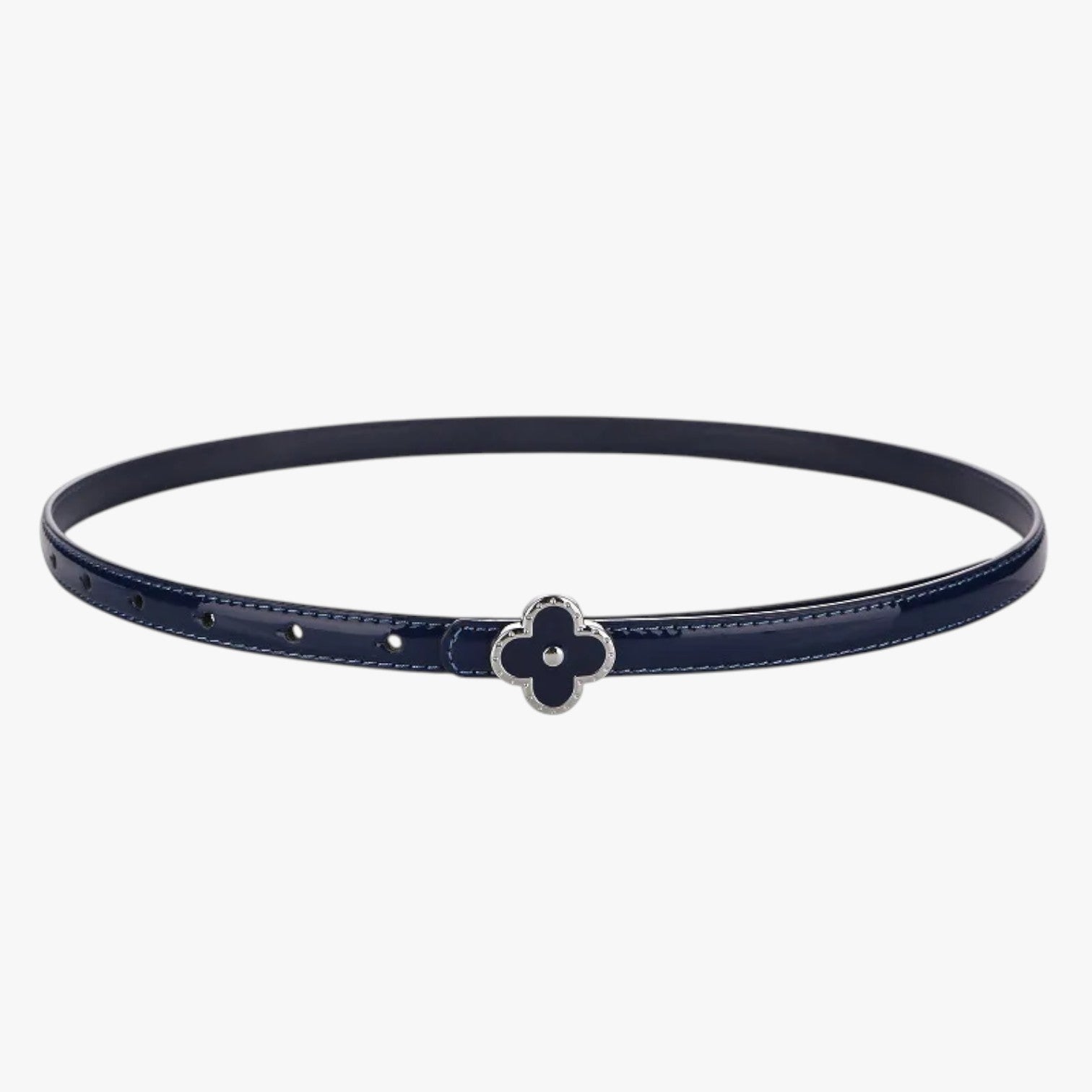 Lilly | Tynd talje i ægte læder til elegante outfits - blå 100cm - Lilly | Tynd talje i ægte læder til elegante outfits - €25 - {{ product_tags }