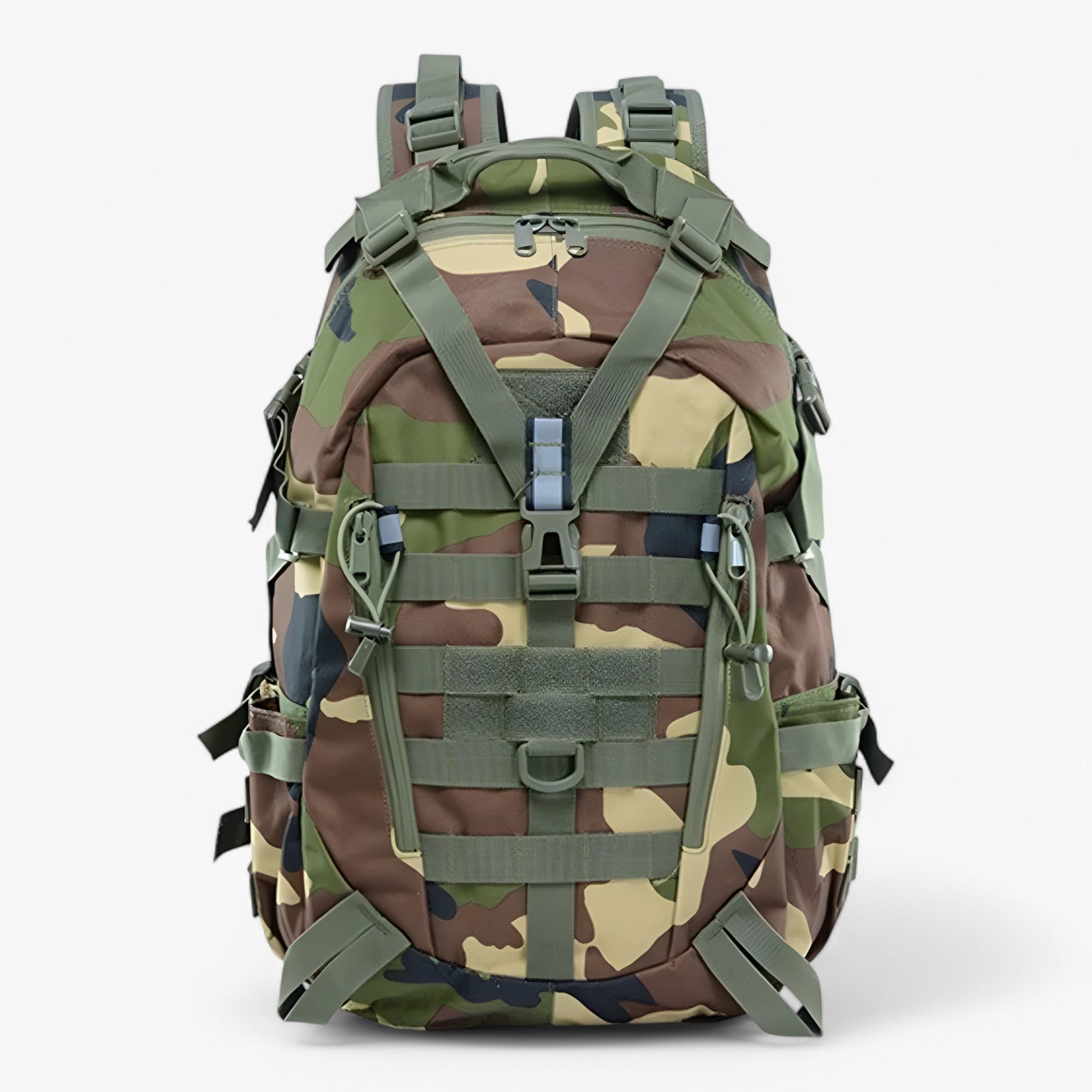 Ryder | 40L Militær Taktisk Rygsæk - Jungle Camo - Ryder | 40L Militær Taktisk Rygsæk- €25 - {{ product_tags }