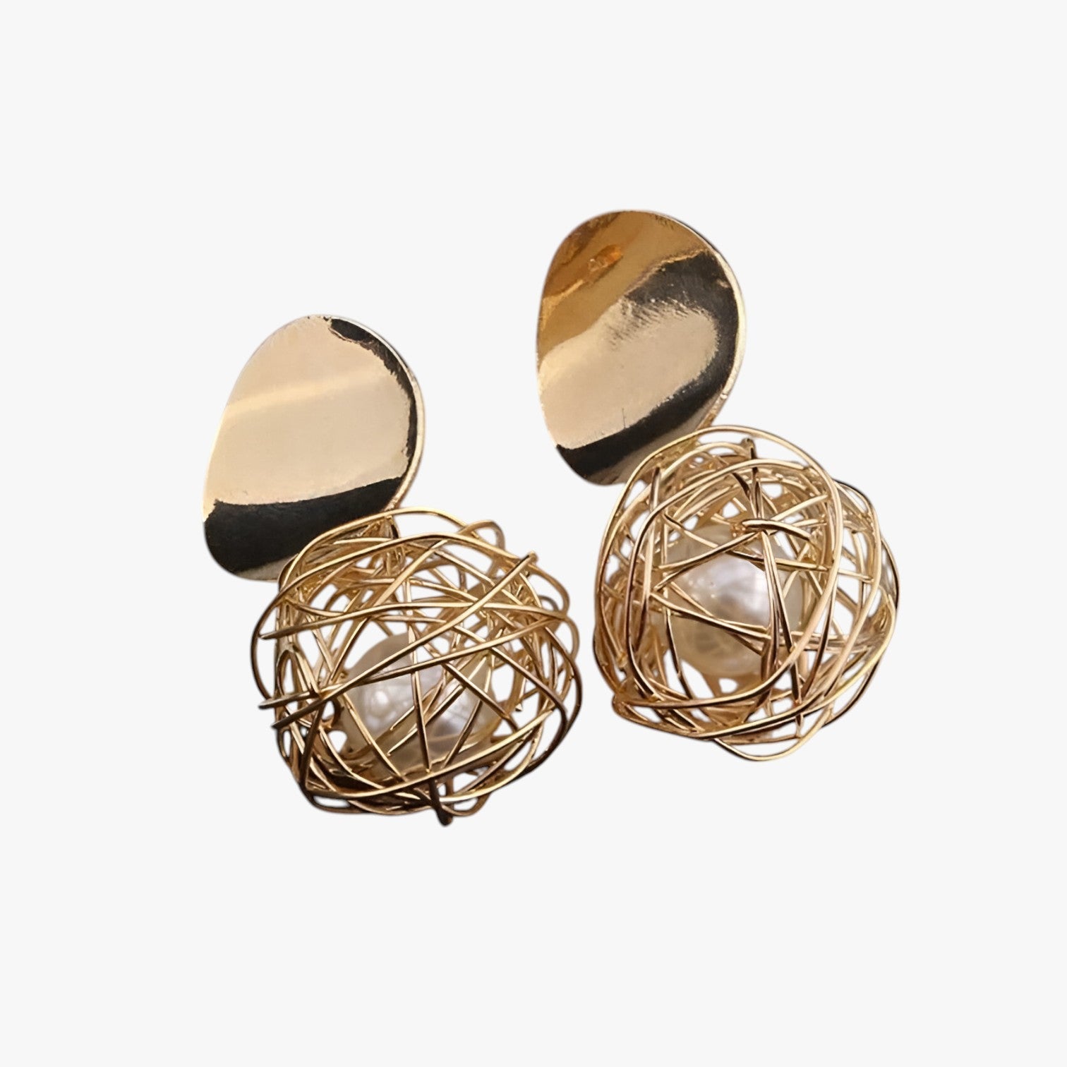 Genalyn | Afstikkere i guld med en vintage-touch - - women's fashion - {{ product_tags }