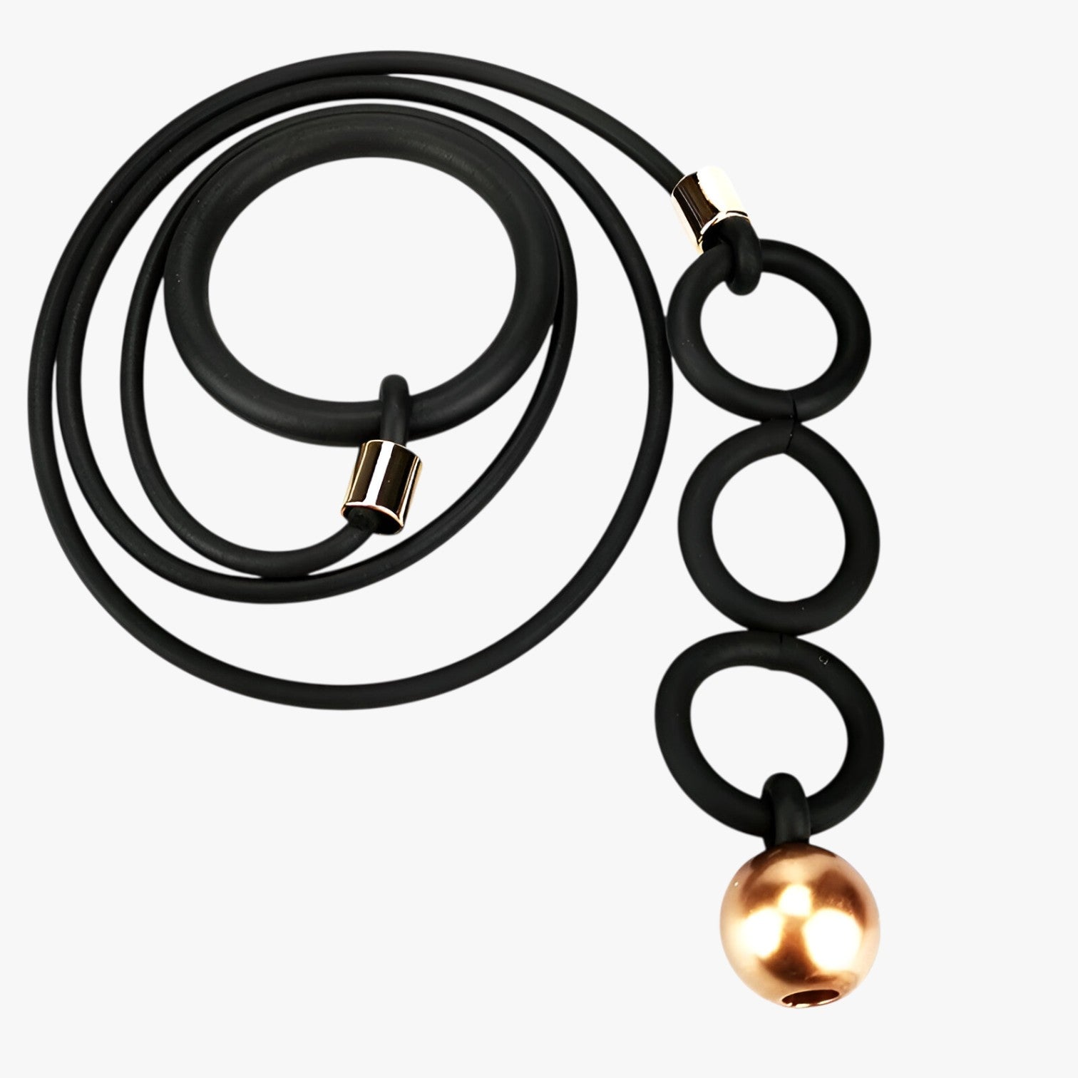 Cassidy | Elegant statement: luksuriøs justerbar kæde med store perlebedel - sort - women's fashion - {{ product_tags }