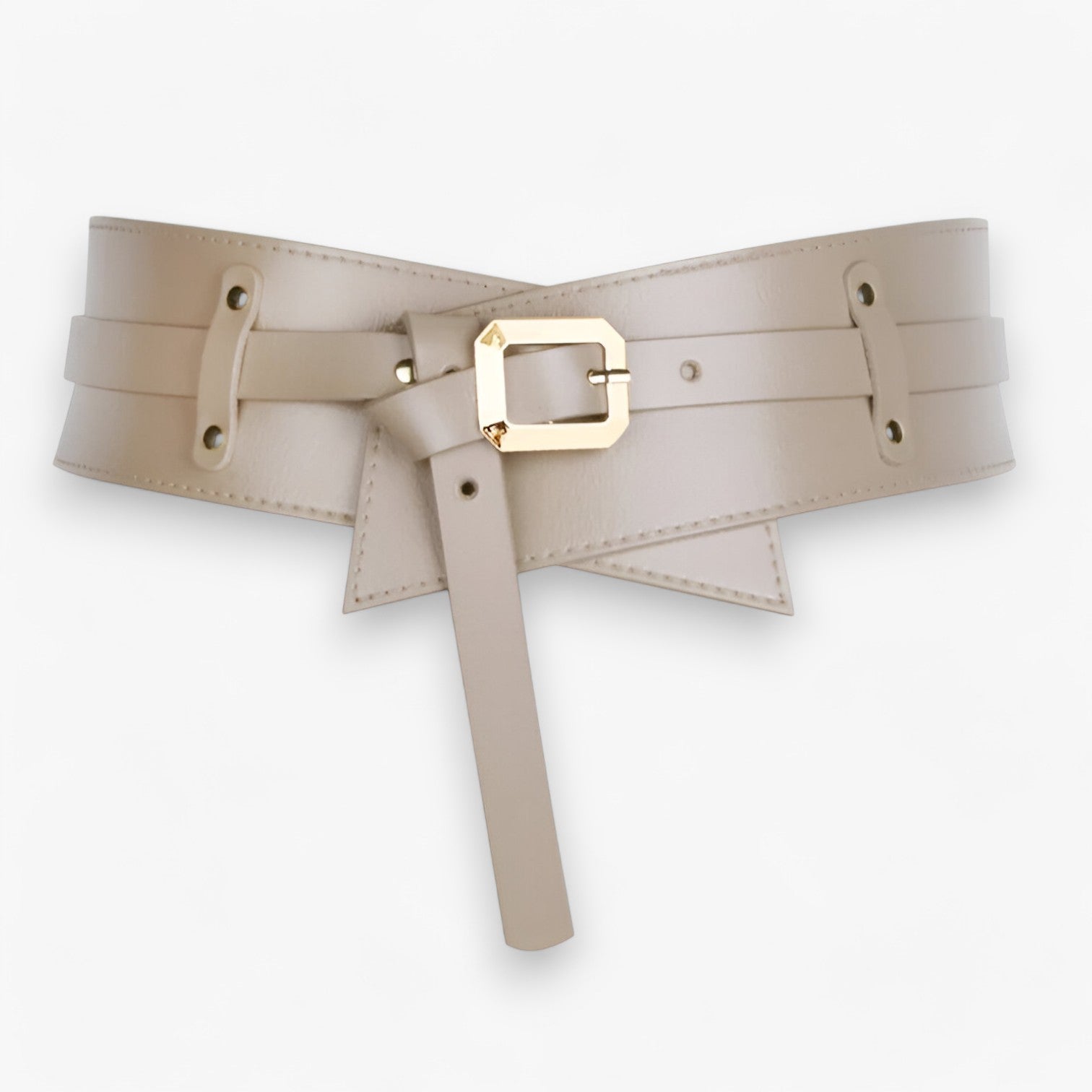 Rosie | Multifunktionel ægte læder talje bælte med stil - Abrikos - Rosie | Multifunktionel ægte læder talje bælte med stil- €25 - {{ product_tags }