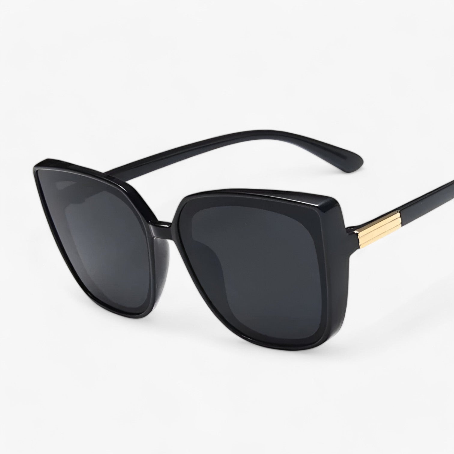 Mariana Vintage Cat-Eye Solbriller - Chic og dristig stil - Sort Grå som vist - women's fashion - {{ product_tags }