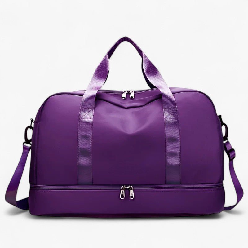 Ysabel | Udvidelig rejsetaske til sport og weekendture - Mørk lilla - bags - {{ product_tags }