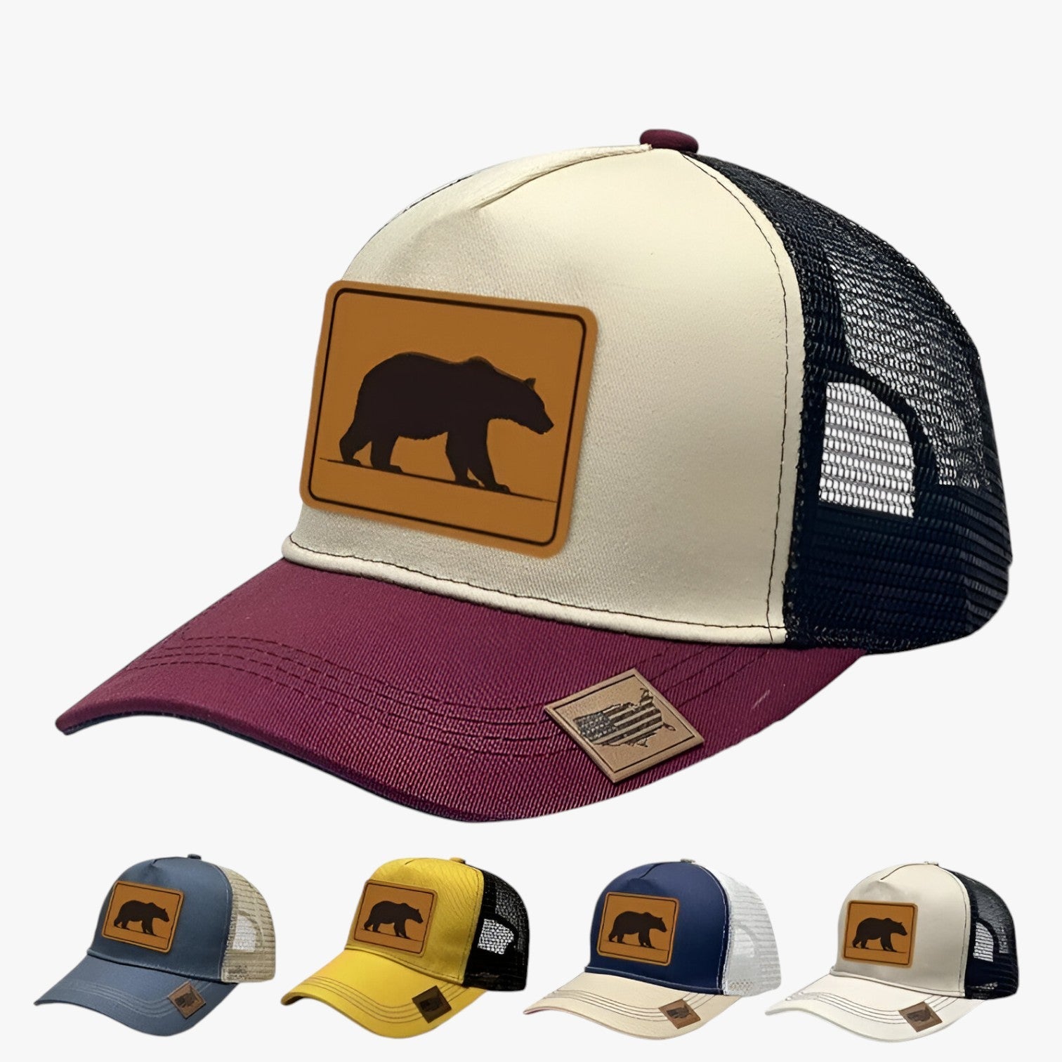 Rodrigo | Cool og stilfuld snapback med solbeskyttelse til hver dag - Rød-Blå 56-62CM - men's fashion - {{ product_tags }