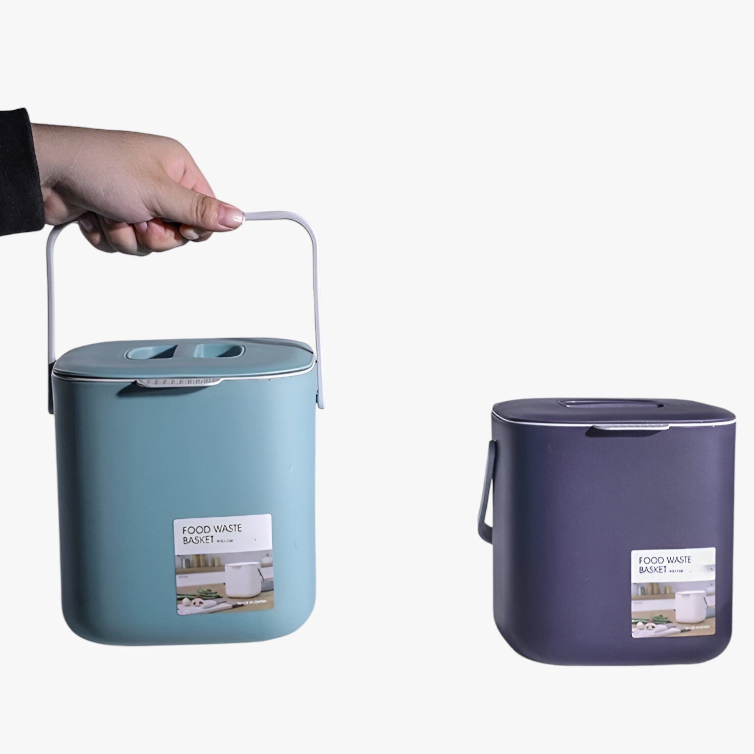 Kristi | Lugtfrie og Nemme Kompostbøtte med låg - - house & garden - {{ product_tags }