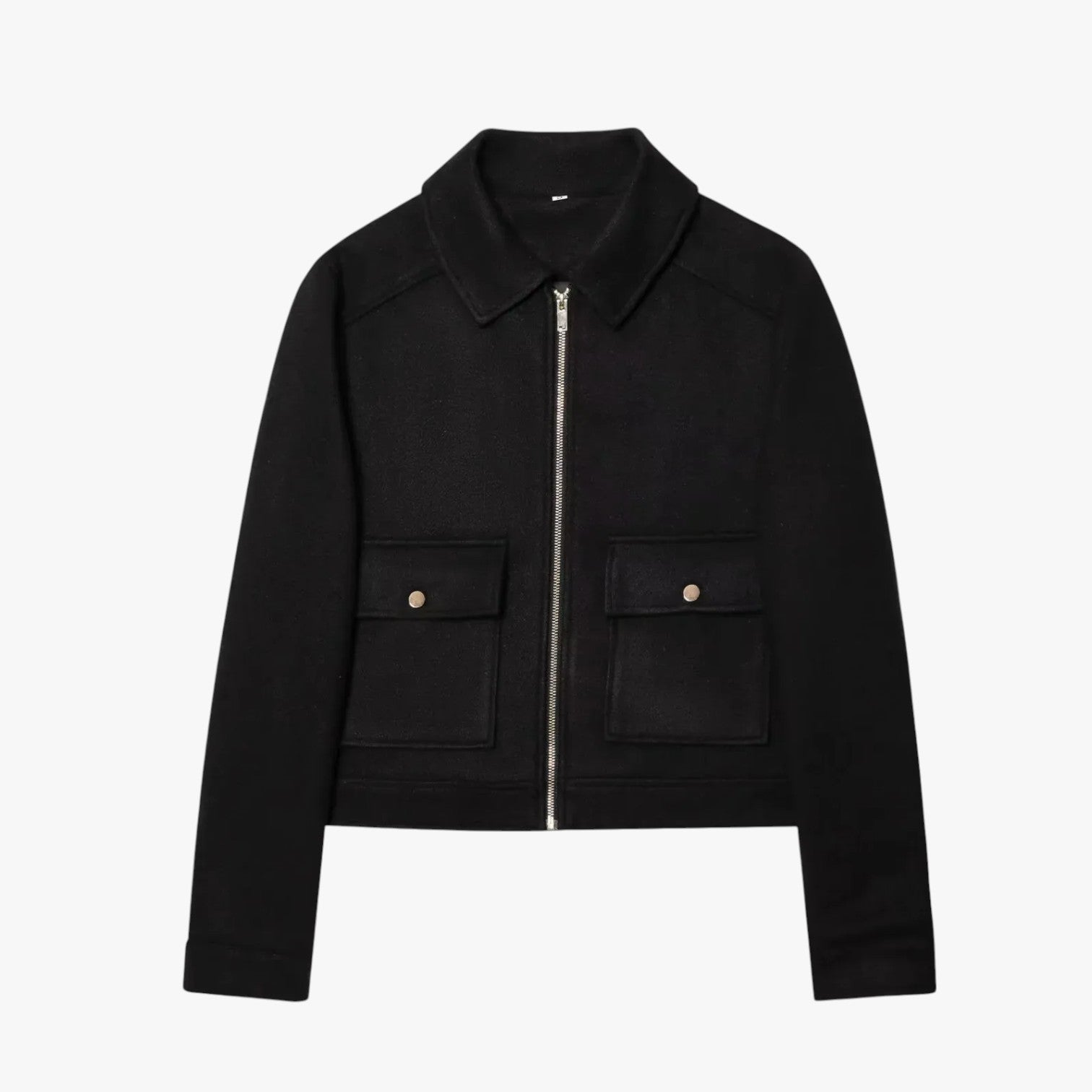 Alison | Elegant vinterjakke til vejen: varm, praktisk og med lommer - sort - Alison | Elegant vinterjakke til vejen: varm, praktisk og med lommer - €25 - {{ product_tags }