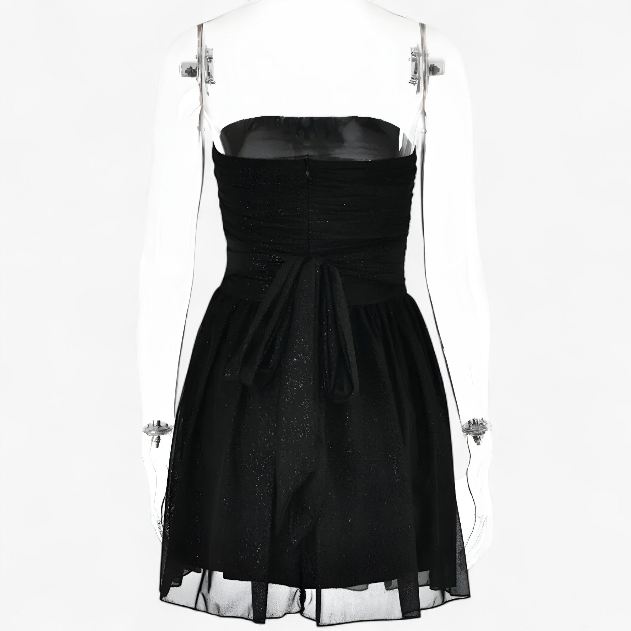 Rayah | Minikjole uden ærmer med glimmer effekt - - women's fashion - {{ product_tags }