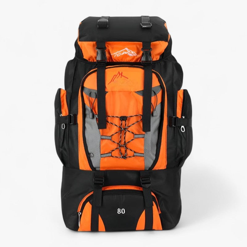 Vance | Vandtæt vandretursrygsæk – Rummelig, holdbar og klar til eventyr - Orange 80L - bags - {{ product_tags }