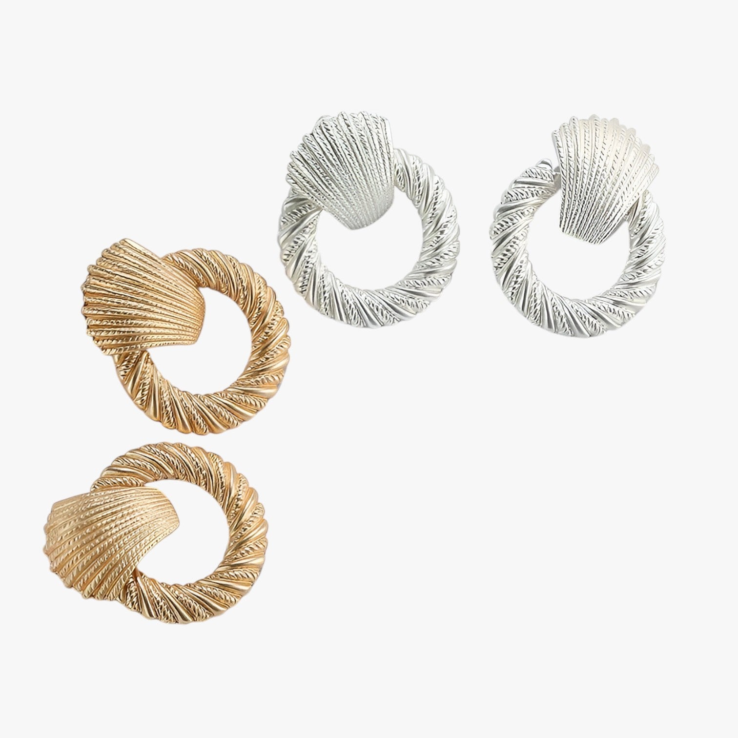 Irene | Eleganza uden piercing – Clip-øreringe med hængende vedhæng - - women's fashion - {{ product_tags }
