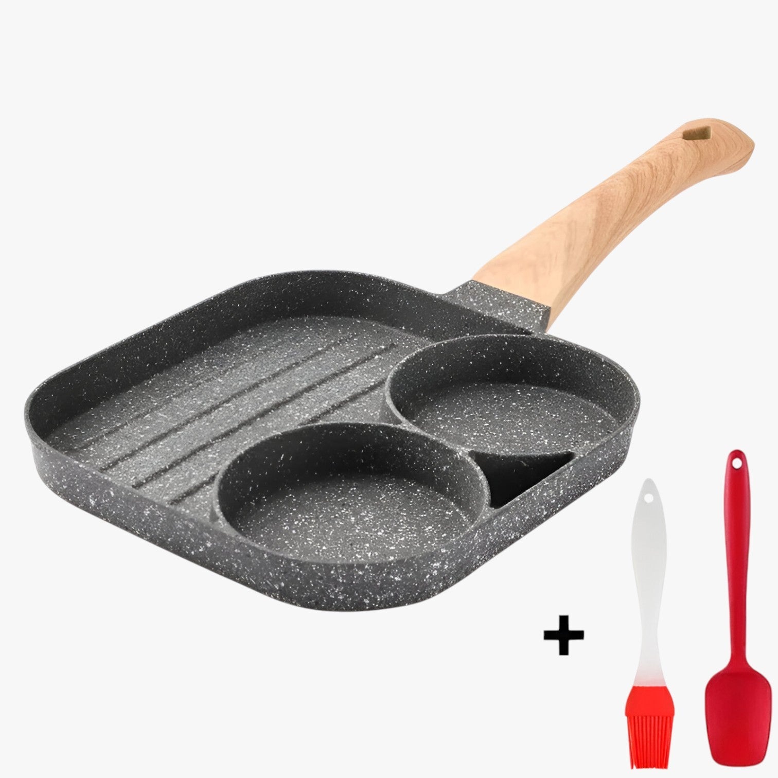 Zephyr | 4 i 1 non-stick morgenmadspande - 2 huller kostume - house & garden - {{ product_tags }