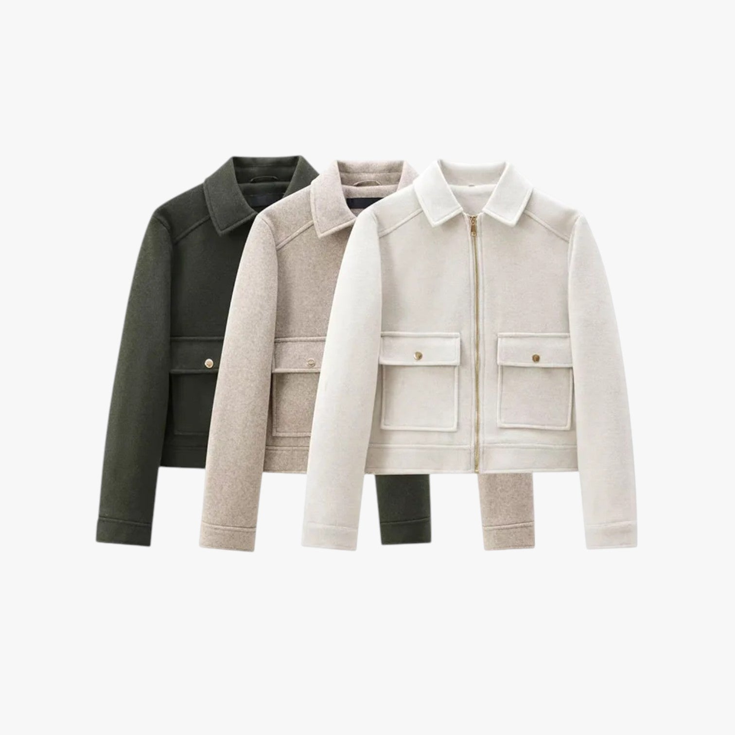 Alison | Elegant vinterjakke til vejen: varm, praktisk og med lommer - - Alison | Elegant vinterjakke til vejen: varm, praktisk og med lommer - €25 - {{ product_tags }