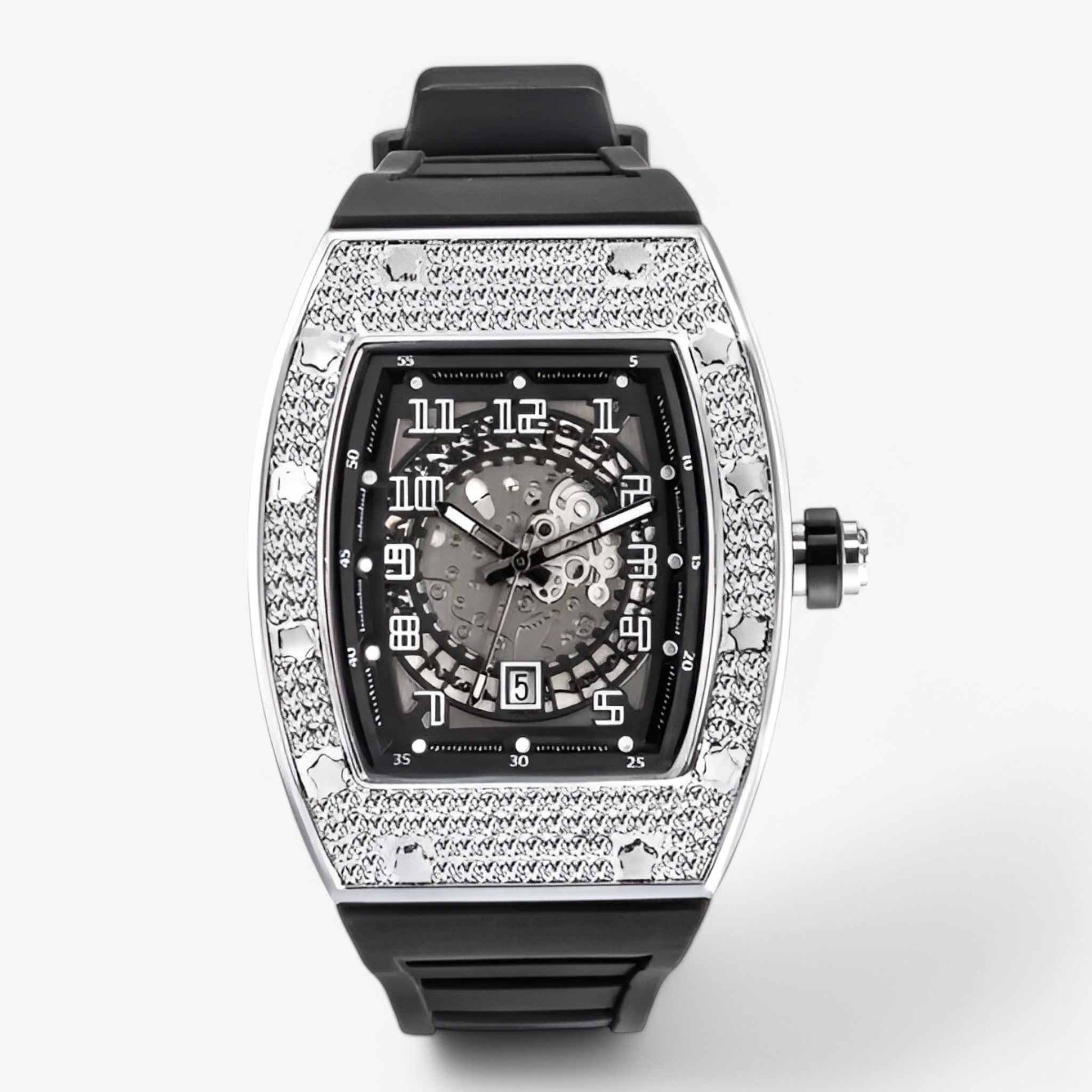 Leonardo | Luksus Tonneau Ur - Sølv - watches - {{ product_tags }