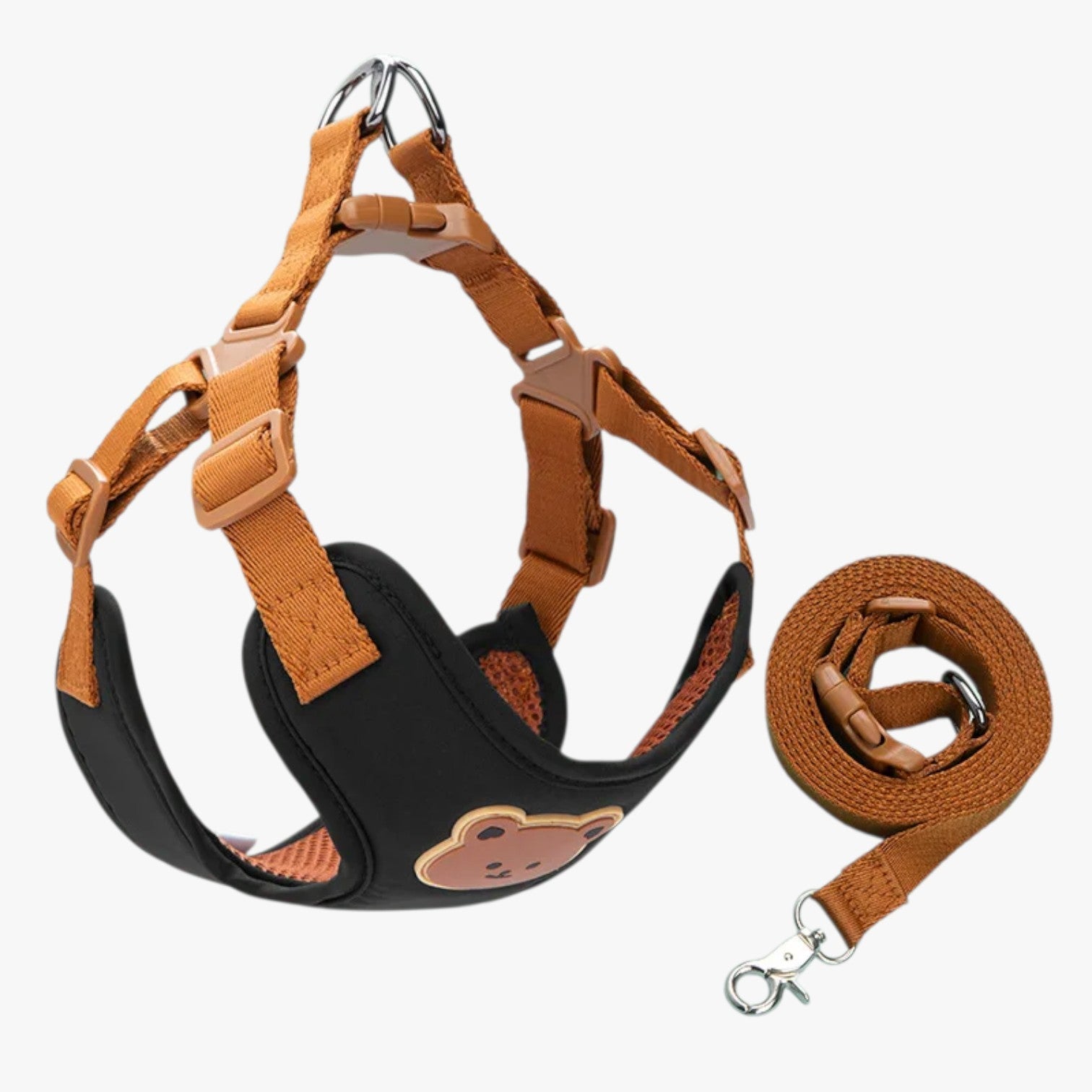 Marineblå | Åndbar sele med snor til små dyr - Sort KINA - Alina | Kvindetøj i talje - Elegance og alsidighed til jeans, kjoler og bukser - €25 - {{ product_tags }