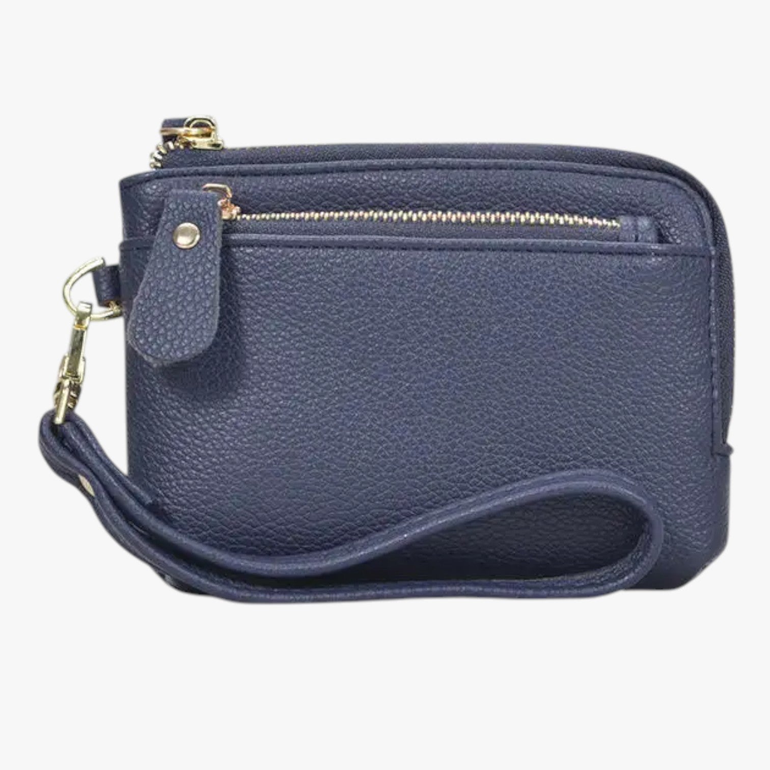 Frances | Multifunktionelt modepapirlomme med nøglering - mørk blå - Frances | Multifunktionelt modepapirlomme med nøglering - €25 - {{ product_tags }