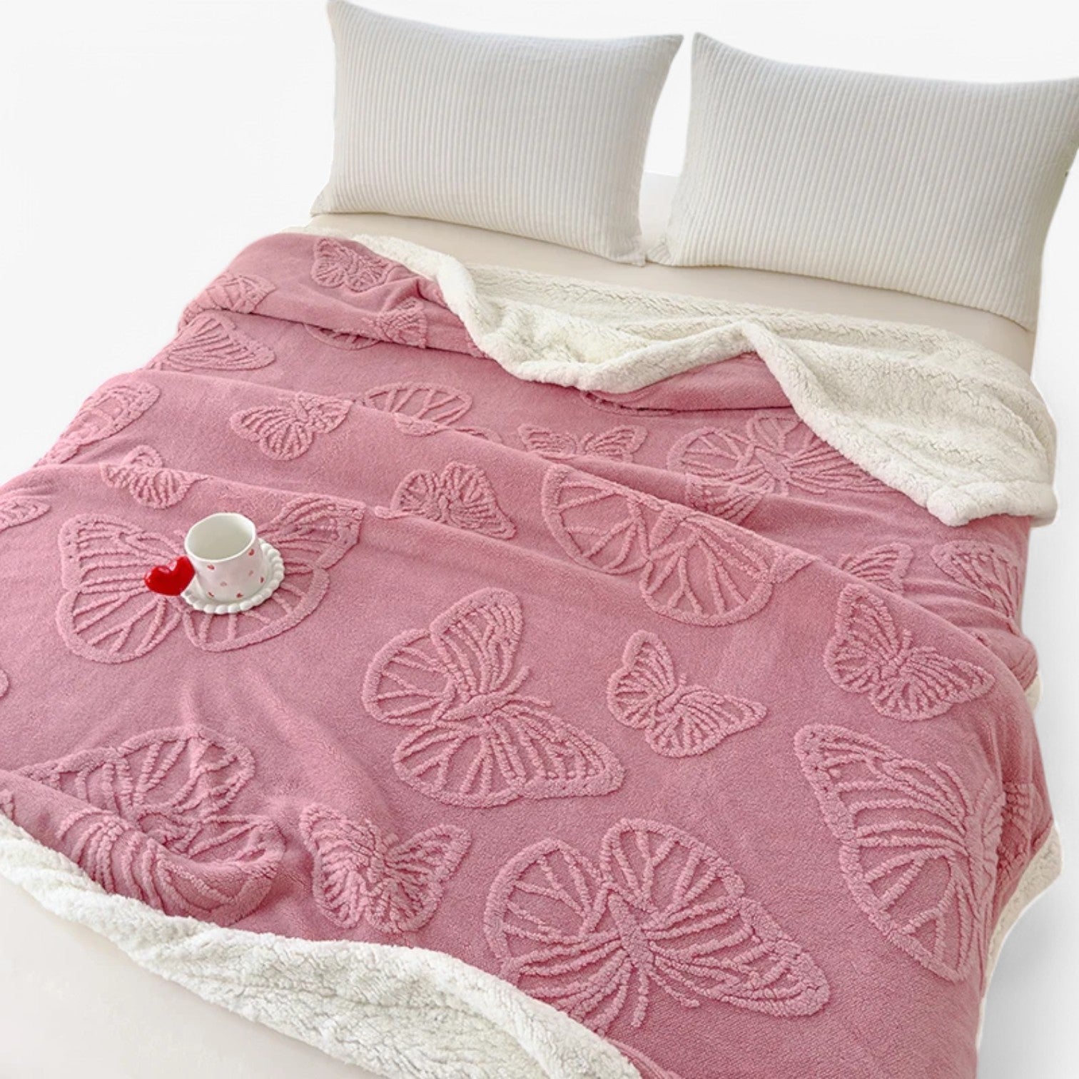 Fenna | Ultrablød koraalfleece tæppe – Varme & komfort - - house & garden - {{ product_tags }