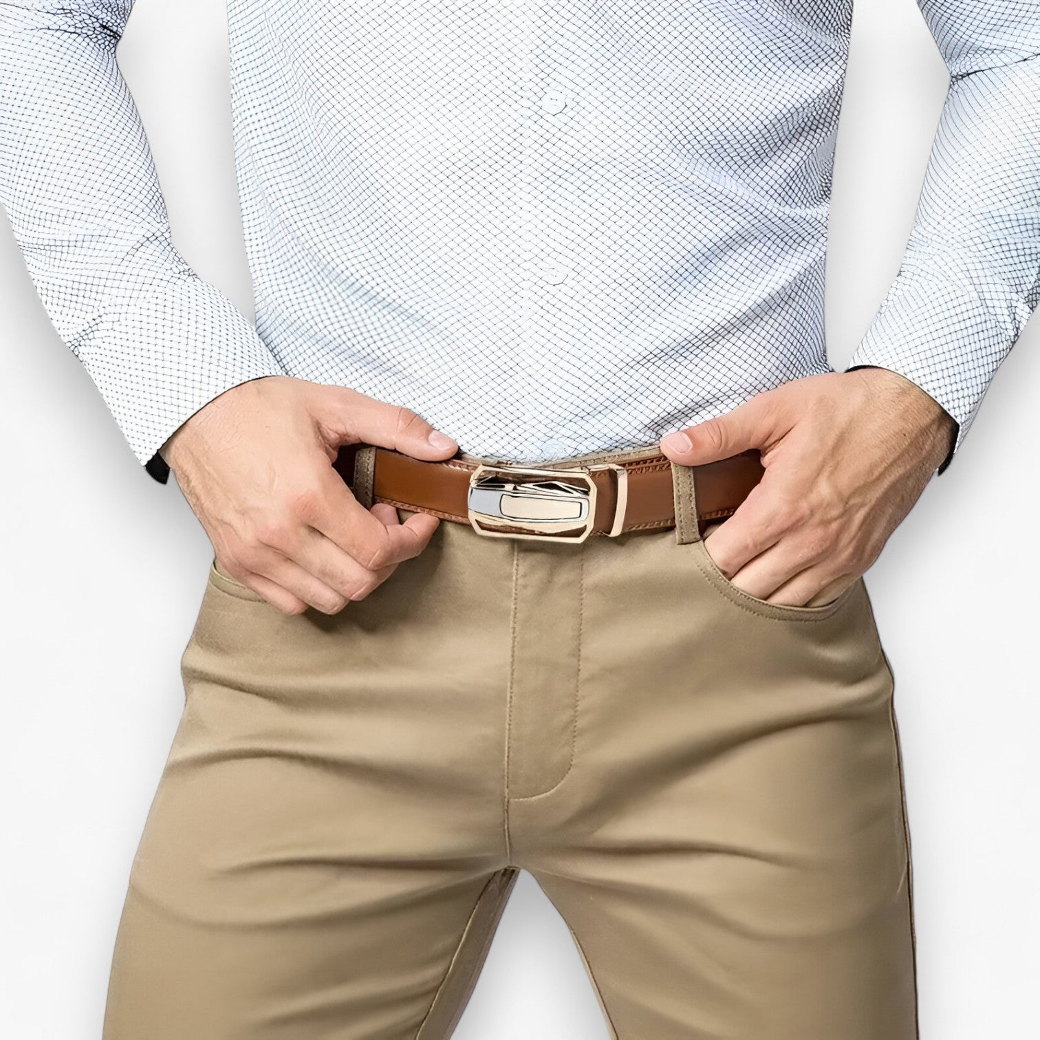 Erik | Ægte Læderbælte med Stil og Holdbarhed - - men's fashion - {{ product_tags }