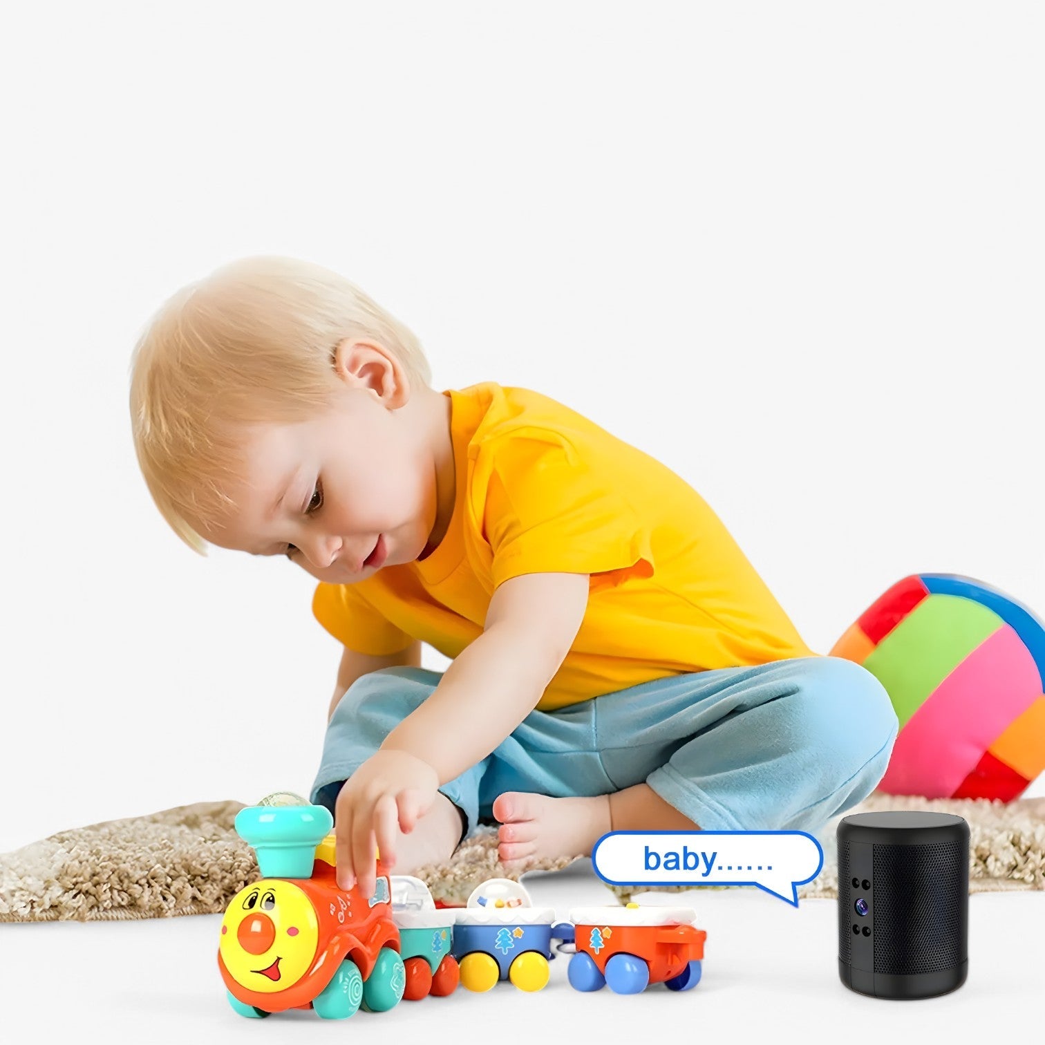 Ezra | Mini WiFi Kamera med Bluetooth Højttaler & Nattesyn - - gadgets - {{ product_tags }