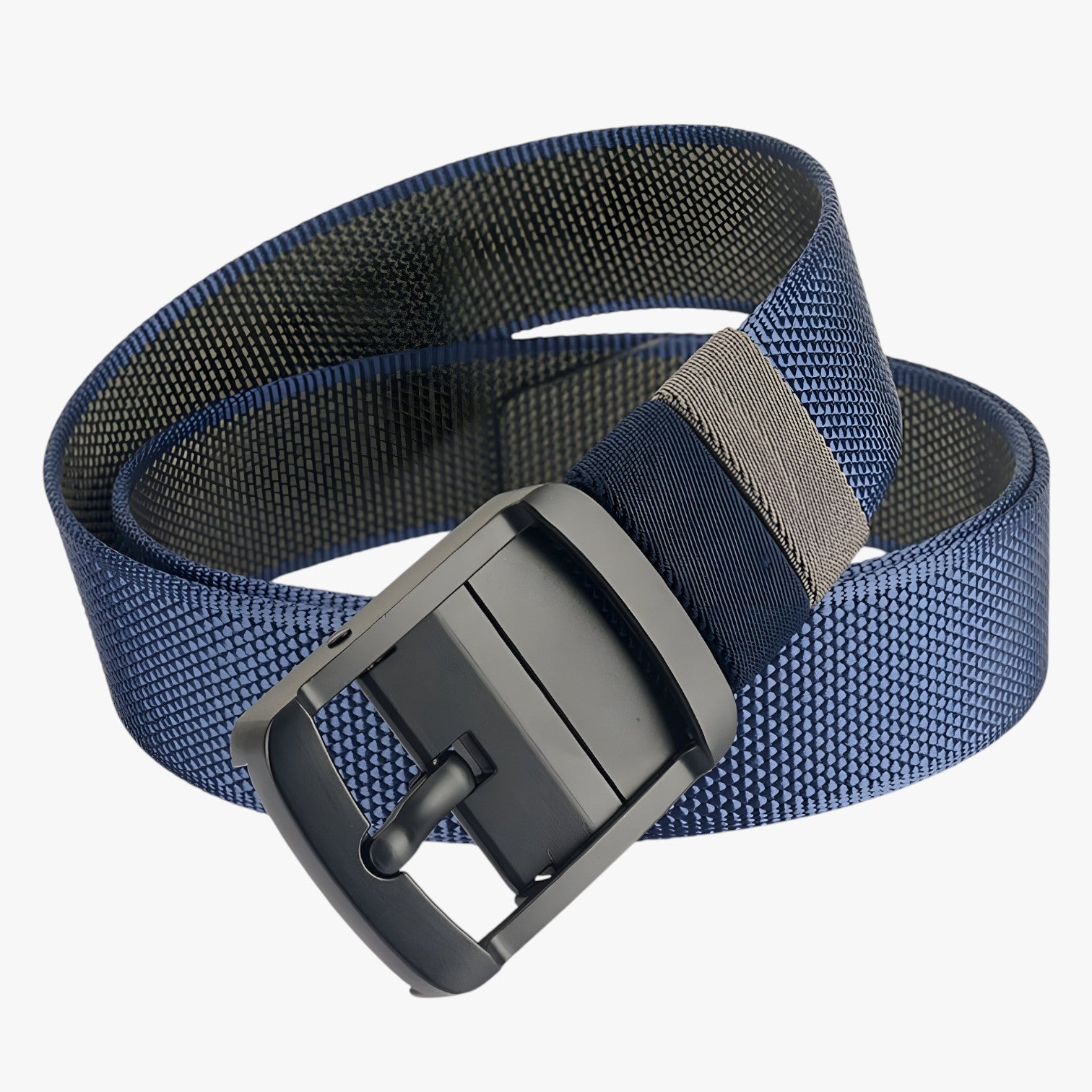 Diether | Reversibel nylonskæring: 2 udseende i 1 til enhver stil - blå-sort 120cm - men's fashion - {{ product_tags }